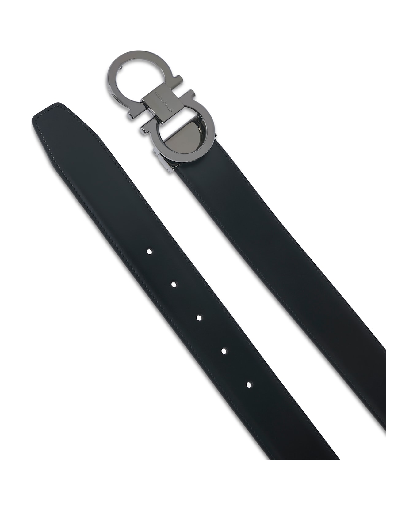 Ferragamo Double G Belt - Black