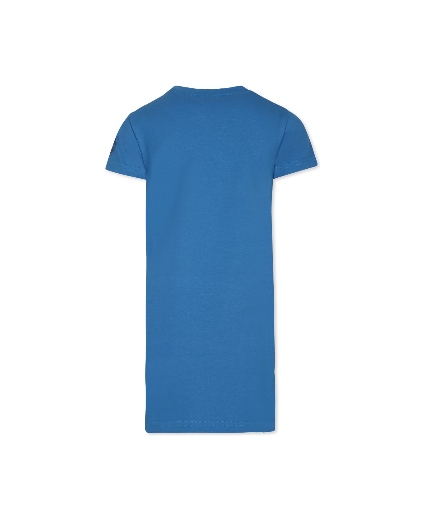 Colmar Light Blue Dress For Girl With Logo - Light Blue