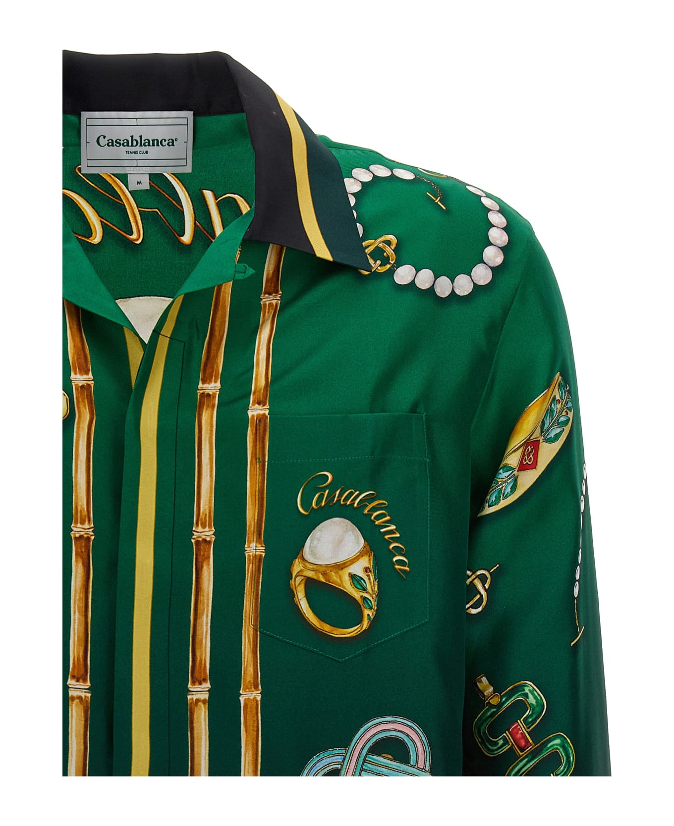 Casablanca 'la Boite A Bijoux' Shirt - Green