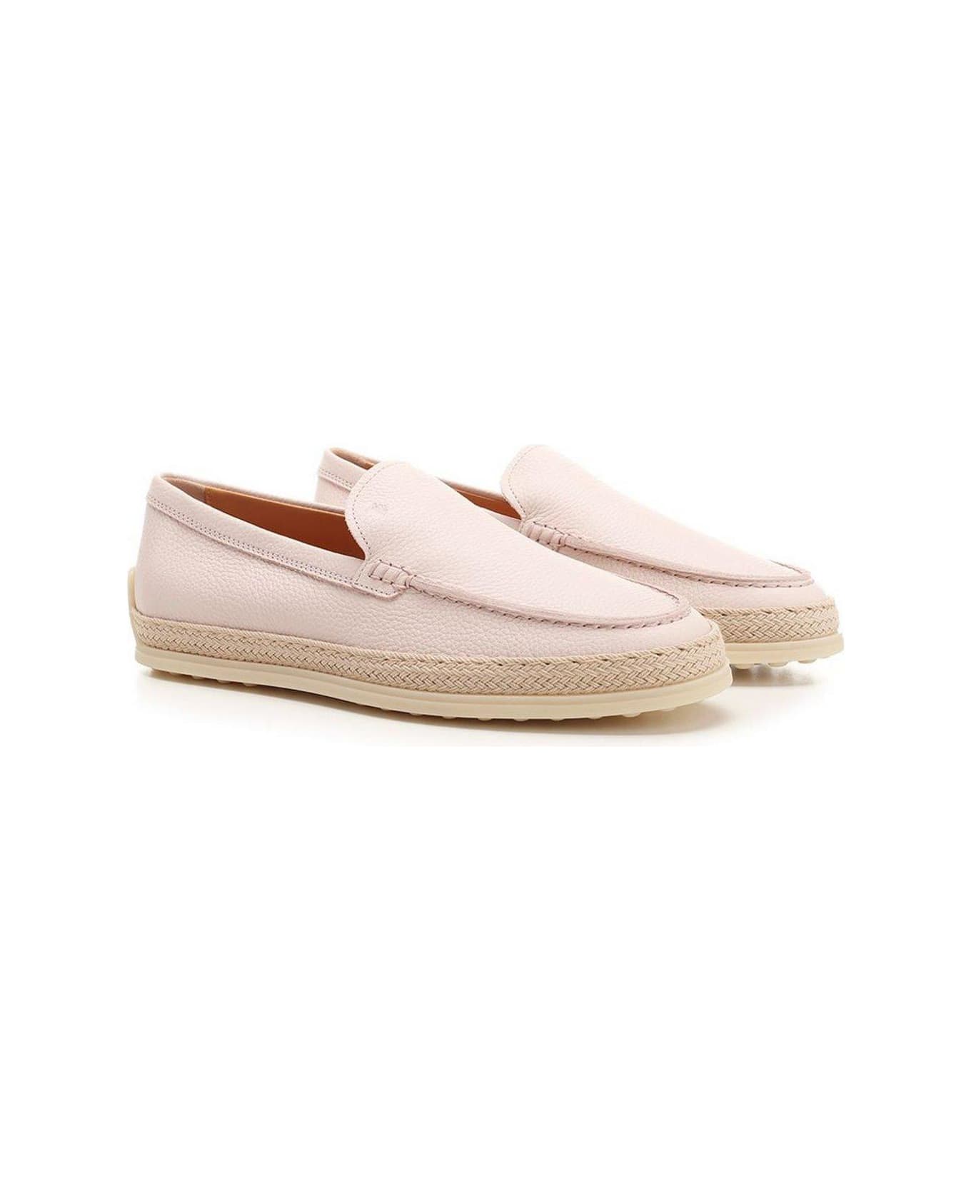 Tod
s Raffia Loafer - Rose