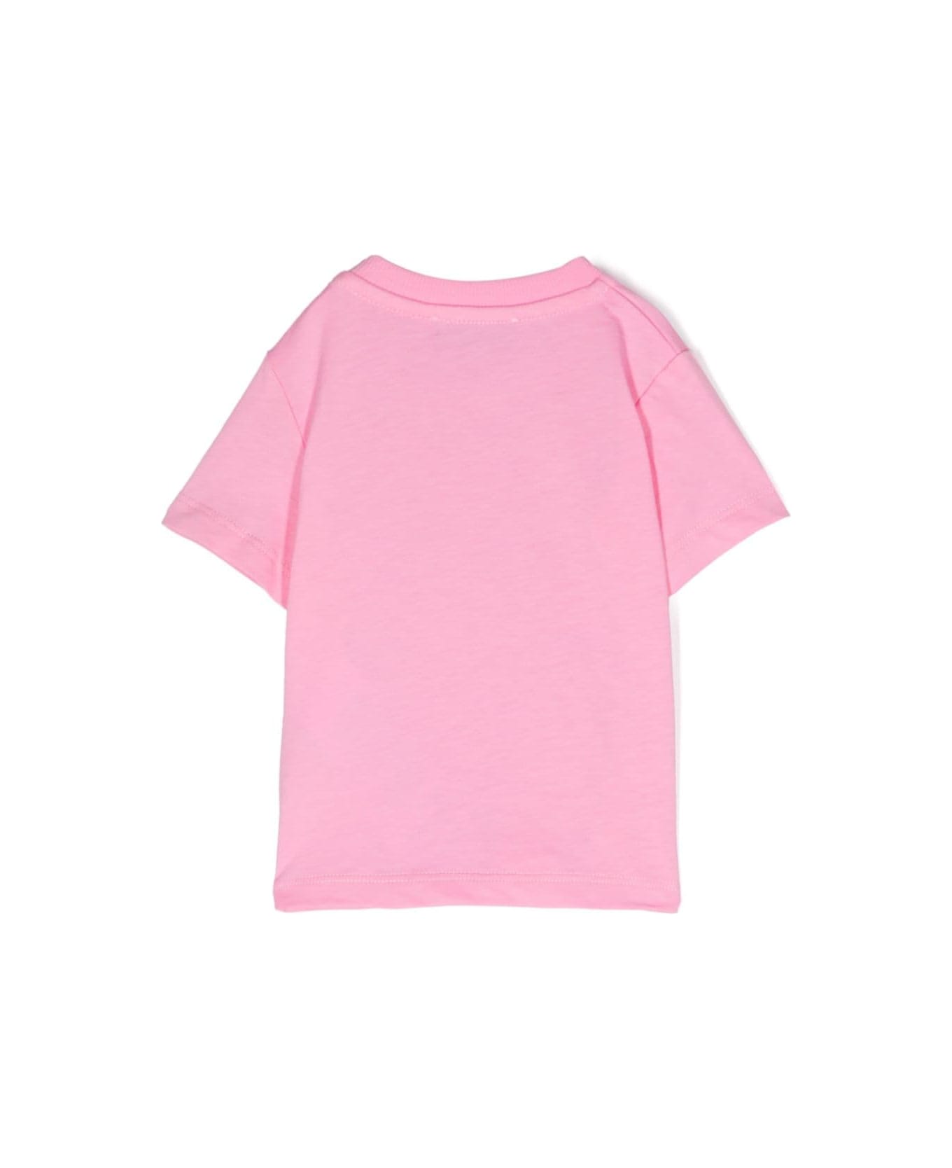 Moschino T-shirt Con Logo - Pink Tシャツ＆ポロシャツ