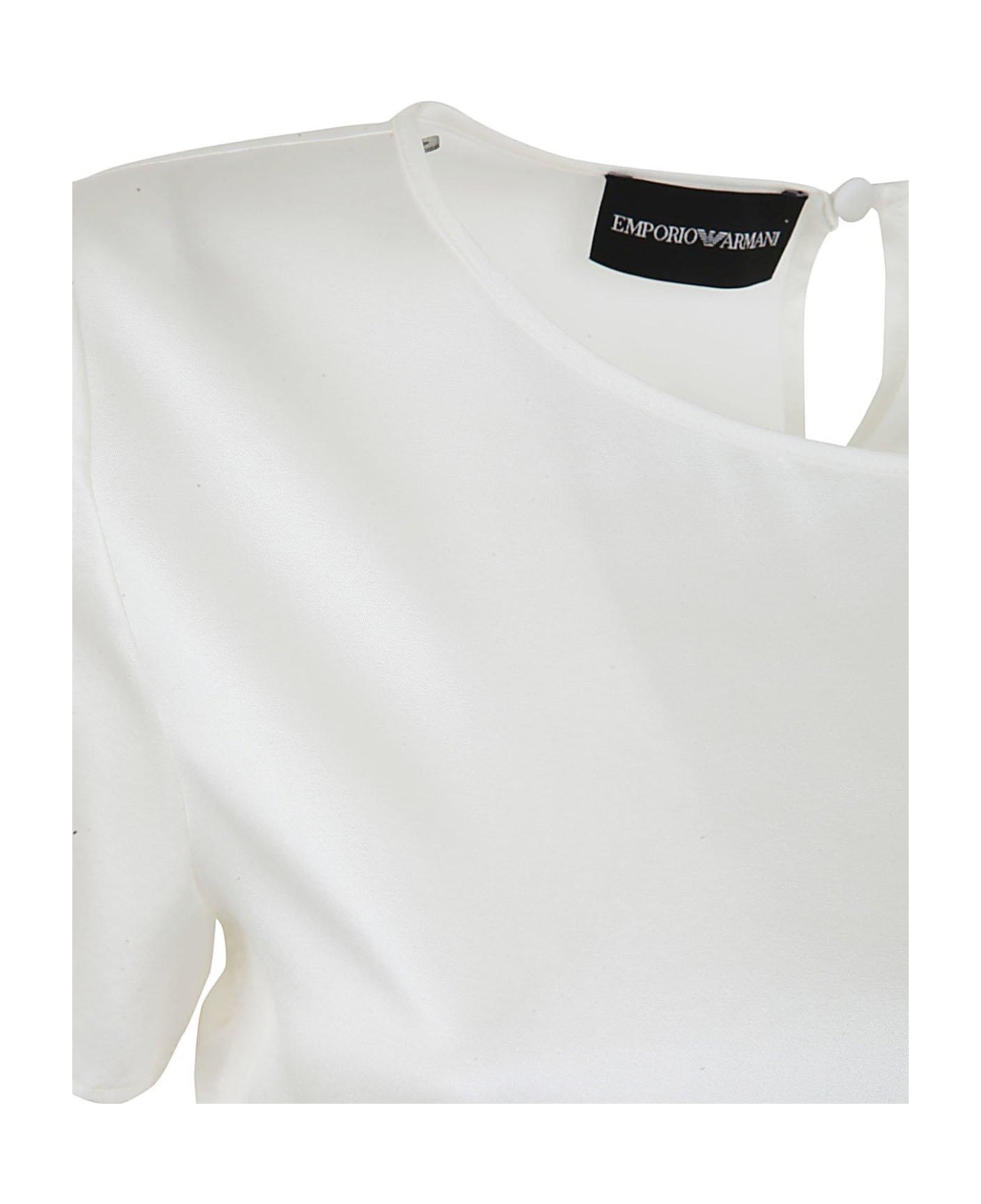 Emporio Armani Crewenck Short-sleeved T-shirt - White Tシャツ