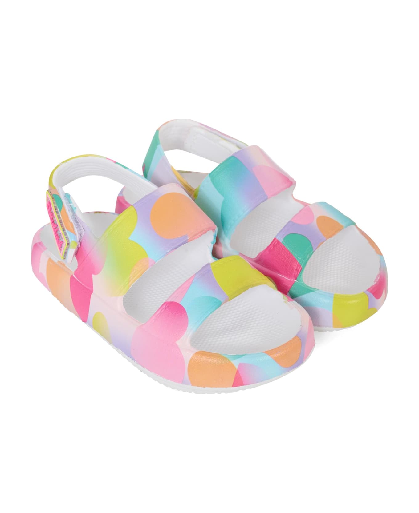 Billieblush Multicolor Sandals For Girl With Hearts - Multicolor