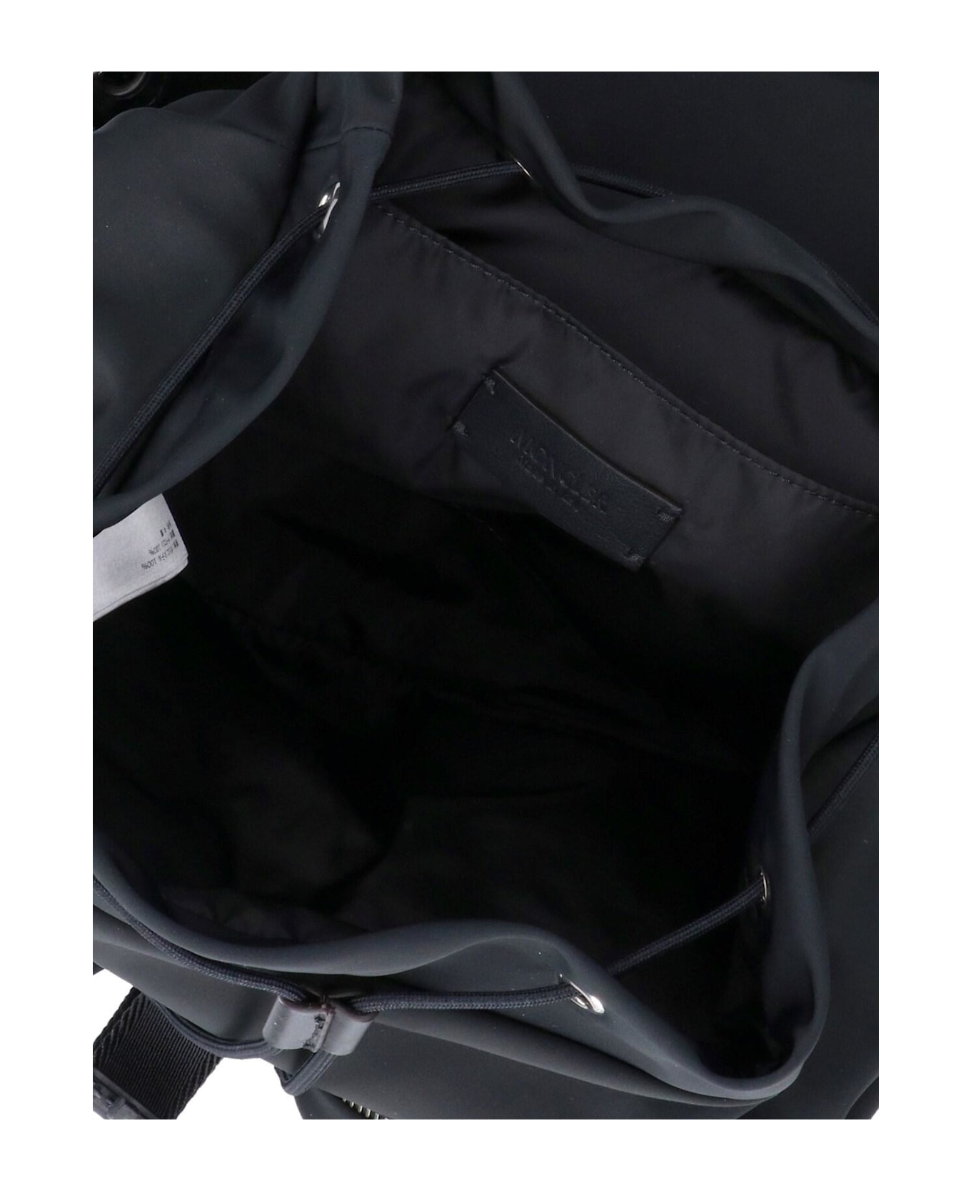 Moncler Logo Backpack - Black