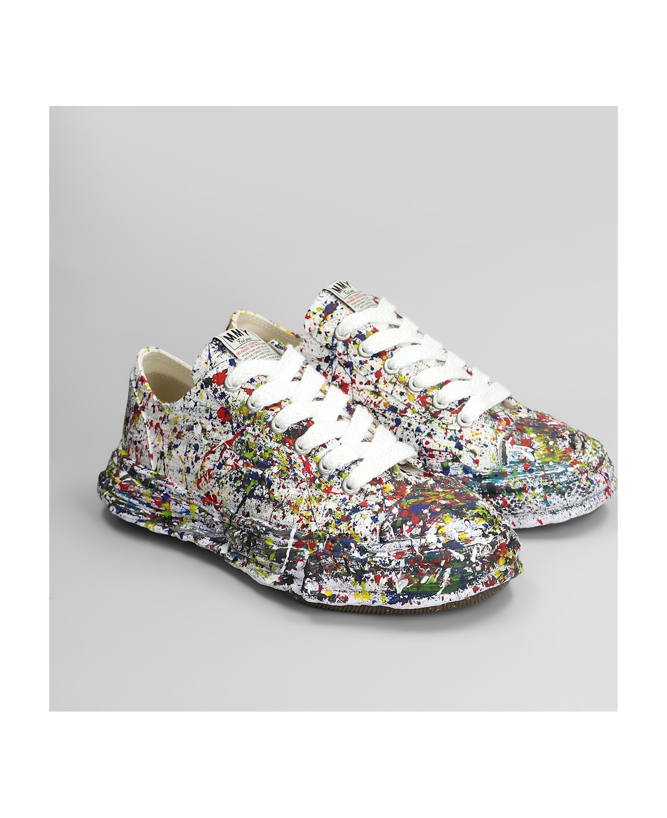 Mihara Yasuhiro Peterson 23 Sneakers In White Cotton - white