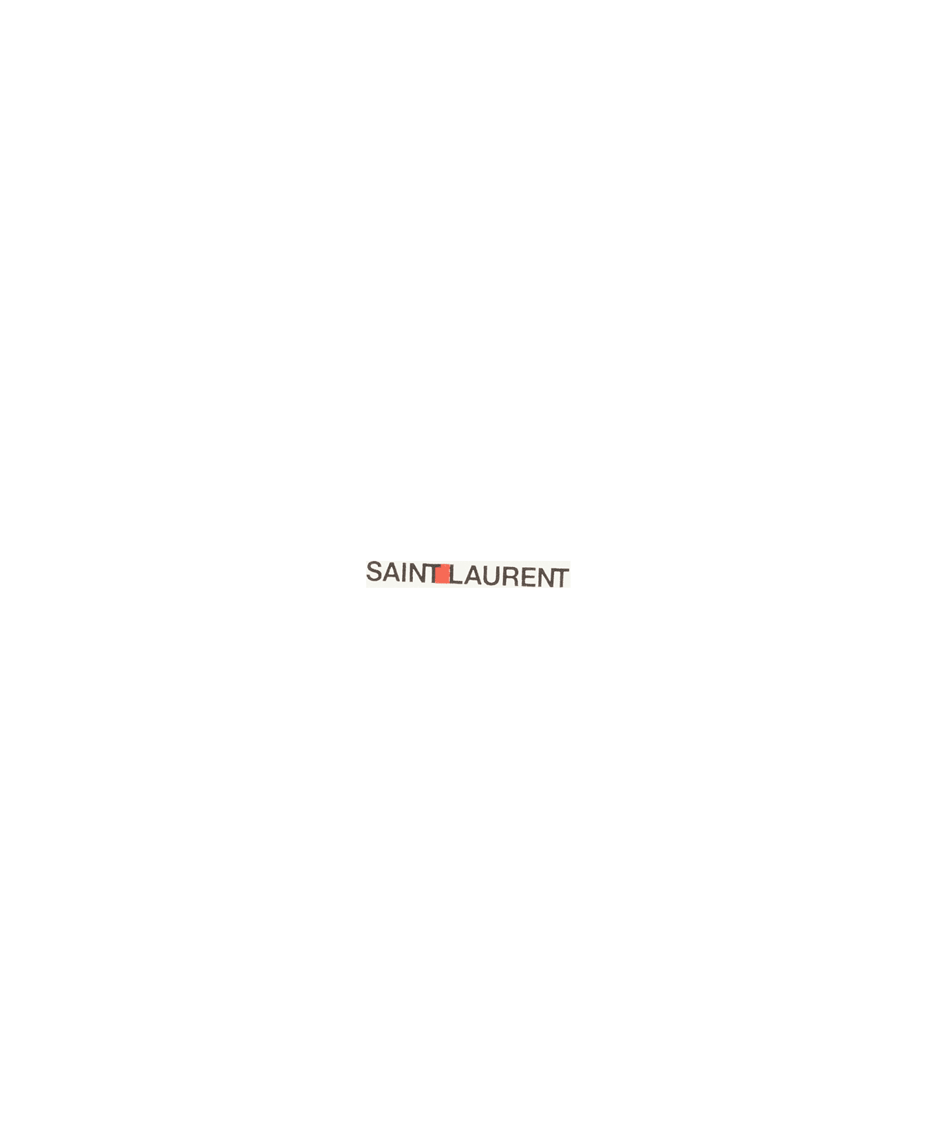 Saint Laurent White Cotton T-shirt - Bianco