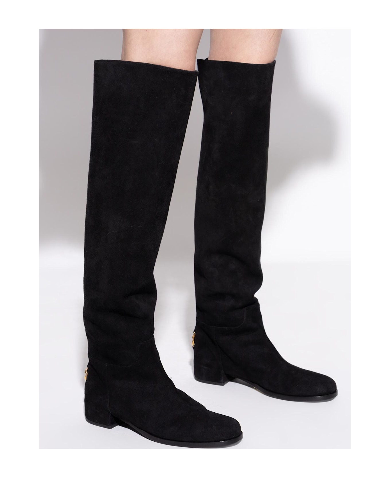 Dolce & Gabbana Leather Boots - Nero