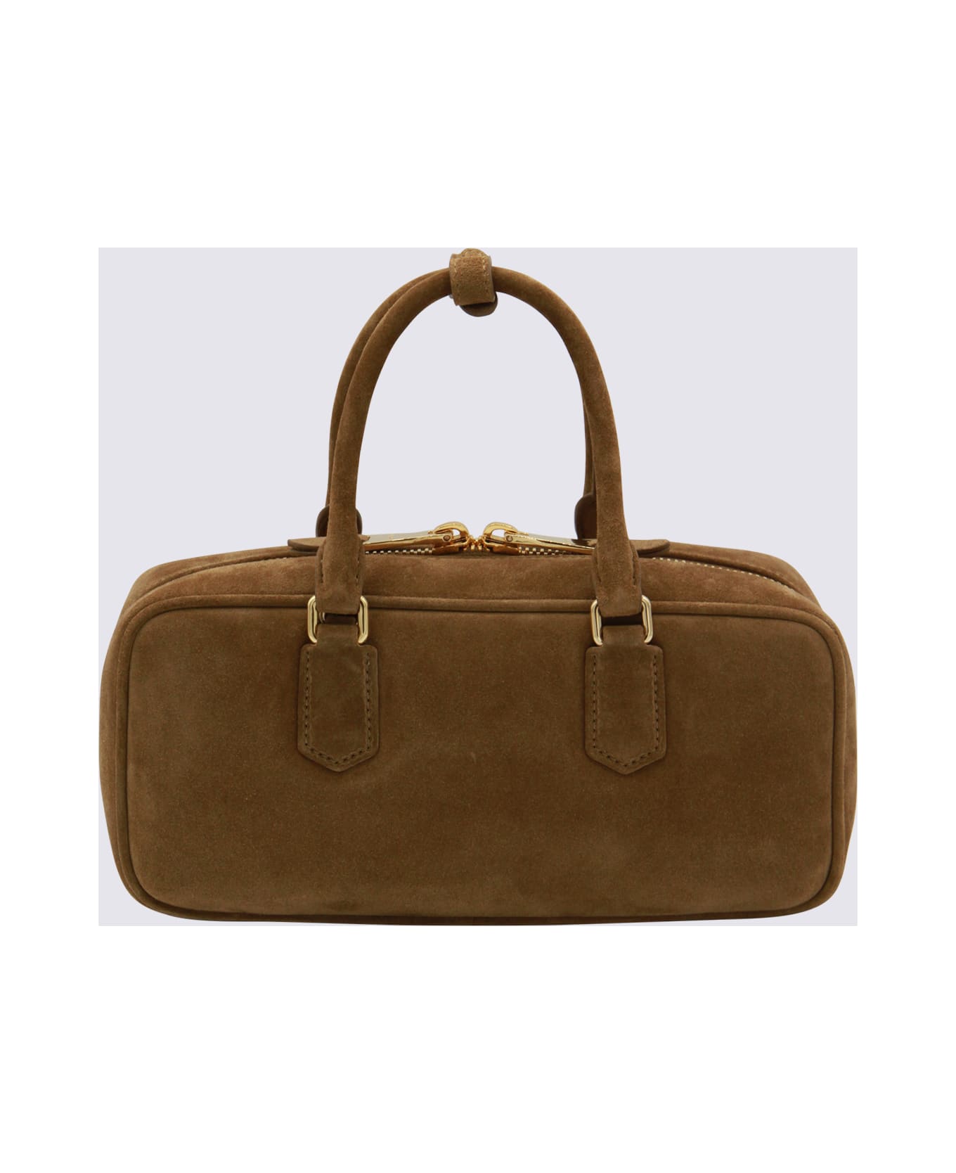 Miu Miu Brown Leather Arcadie Crossbody Bag - Green