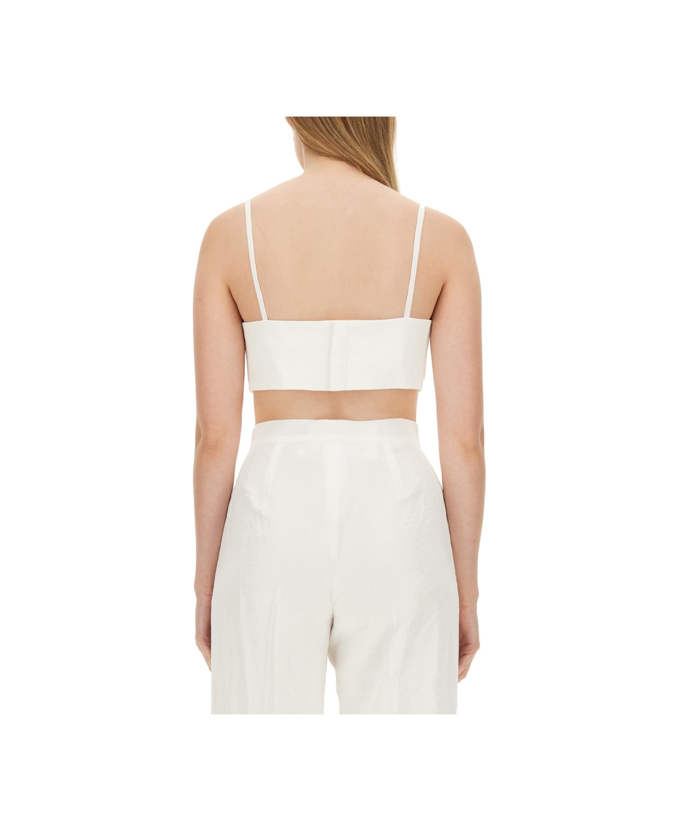 Max Mara Top Femme Bridal - WHITE
