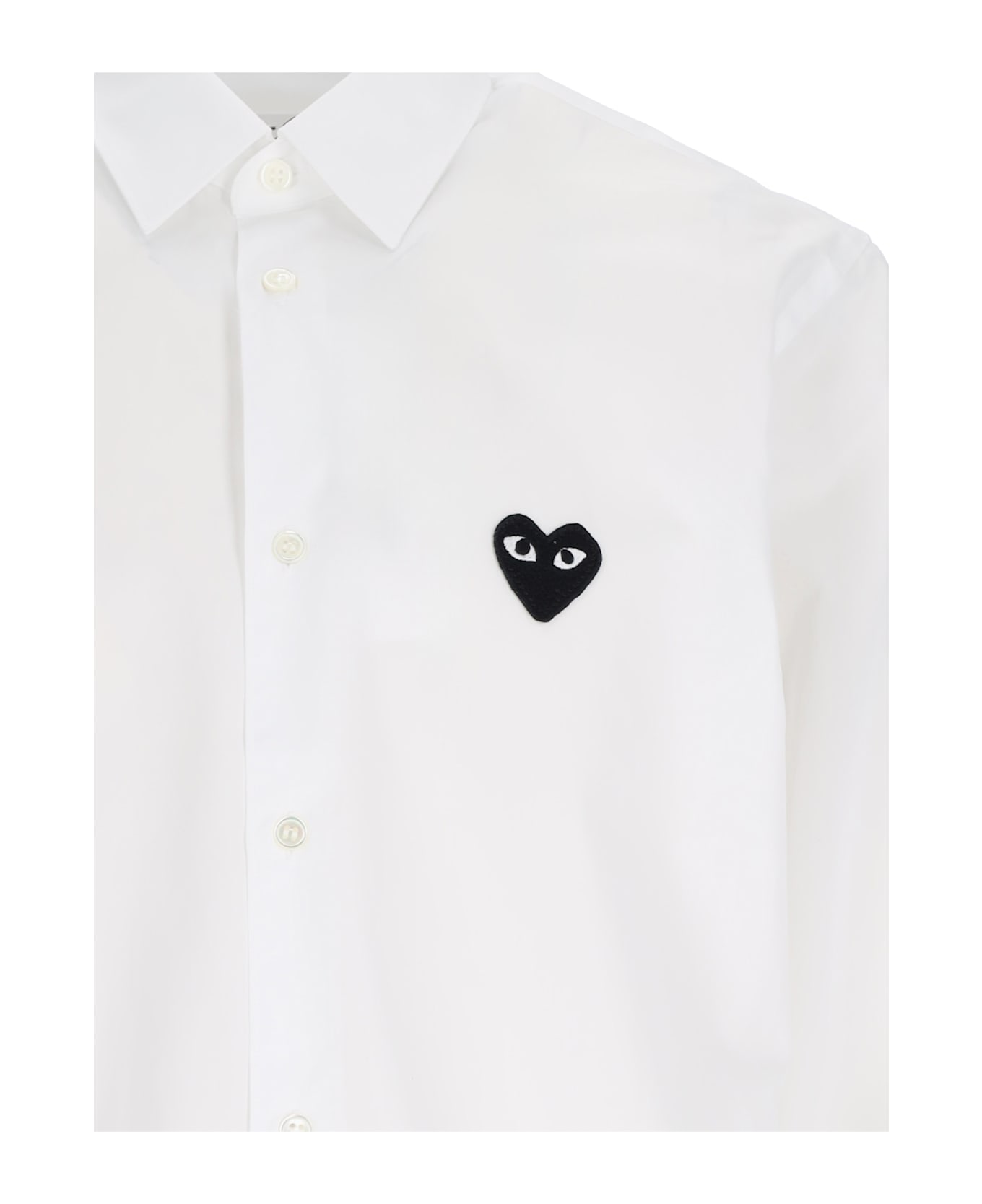 Comme des Garçons Play Logo Shirt - White
