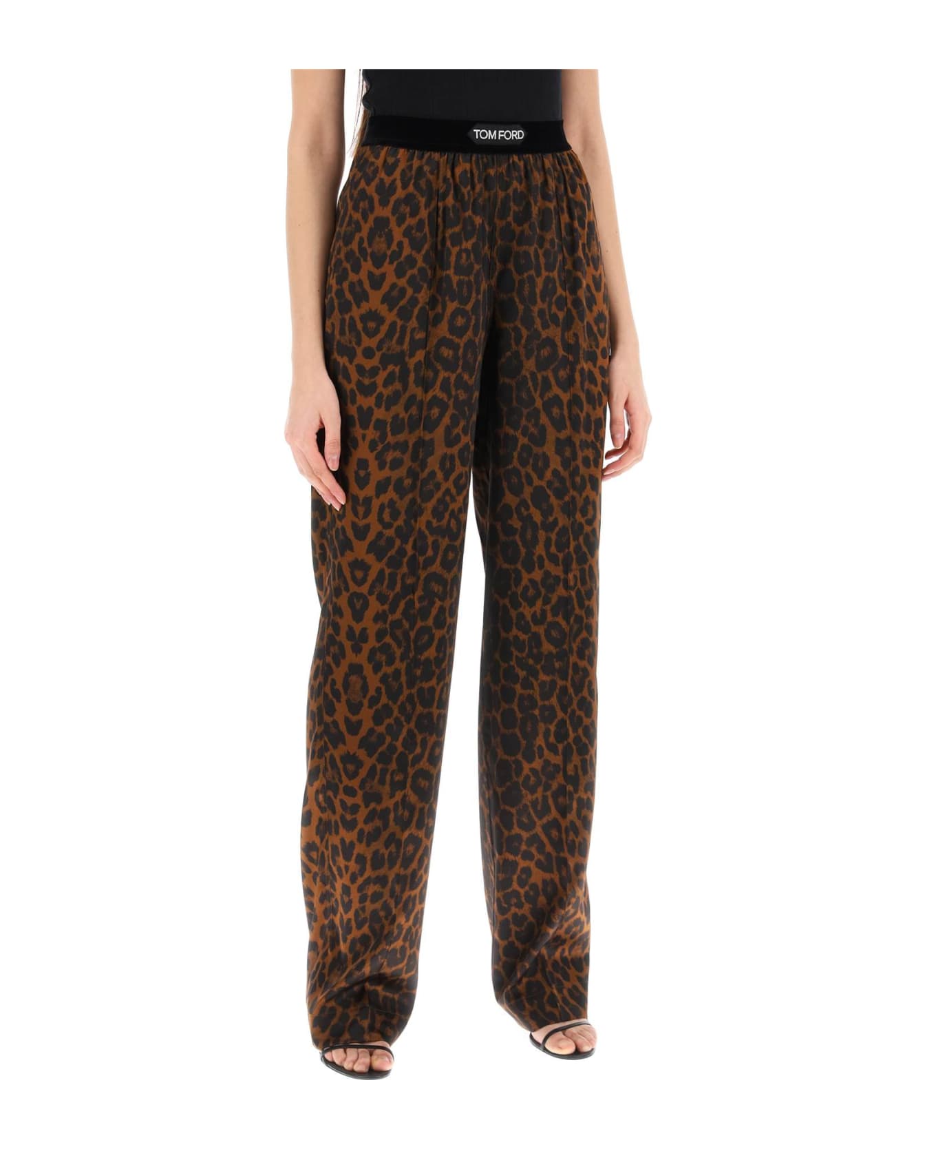 Tom Ford Silk Trousers - Camel