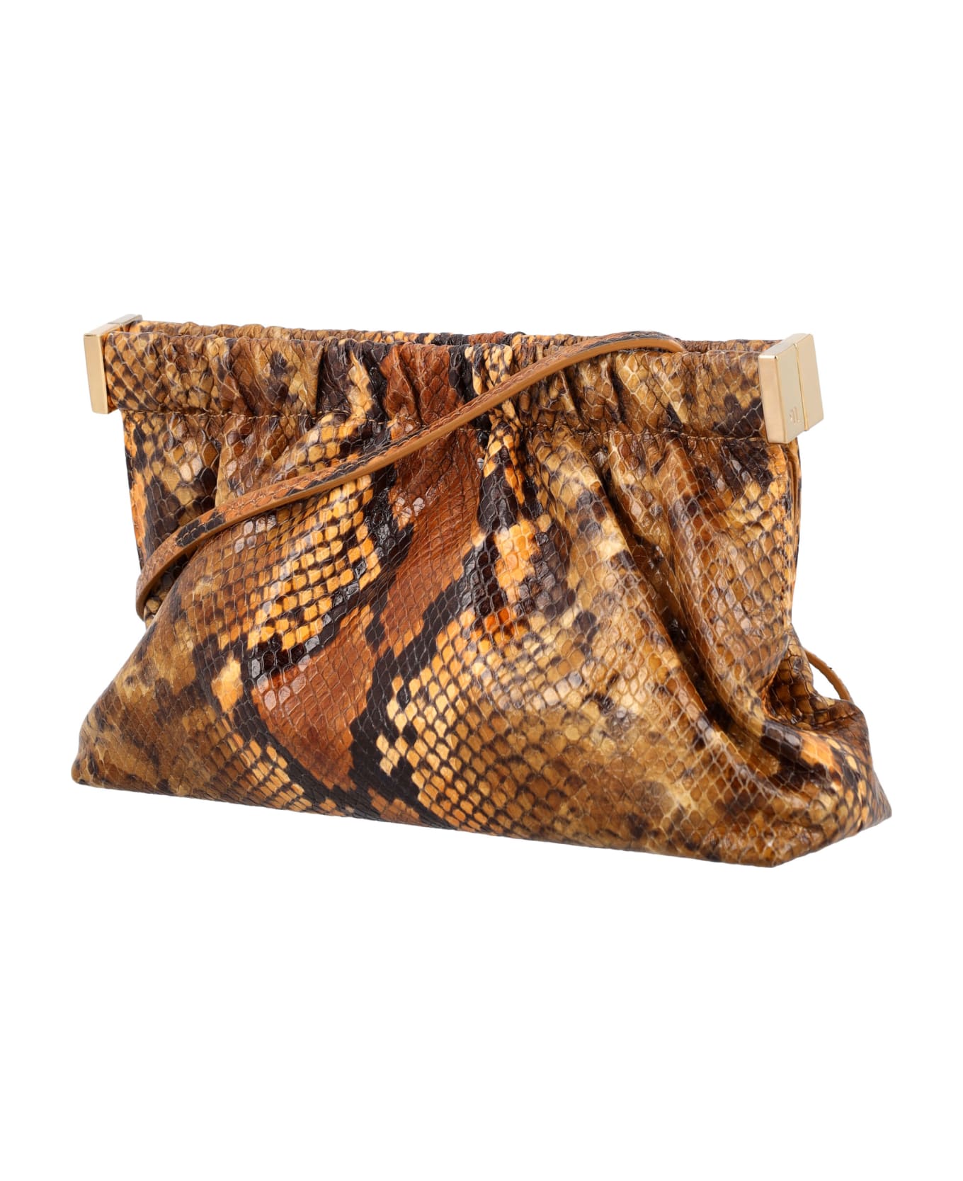 Nanushka The Bar Mini Clutch - TAN