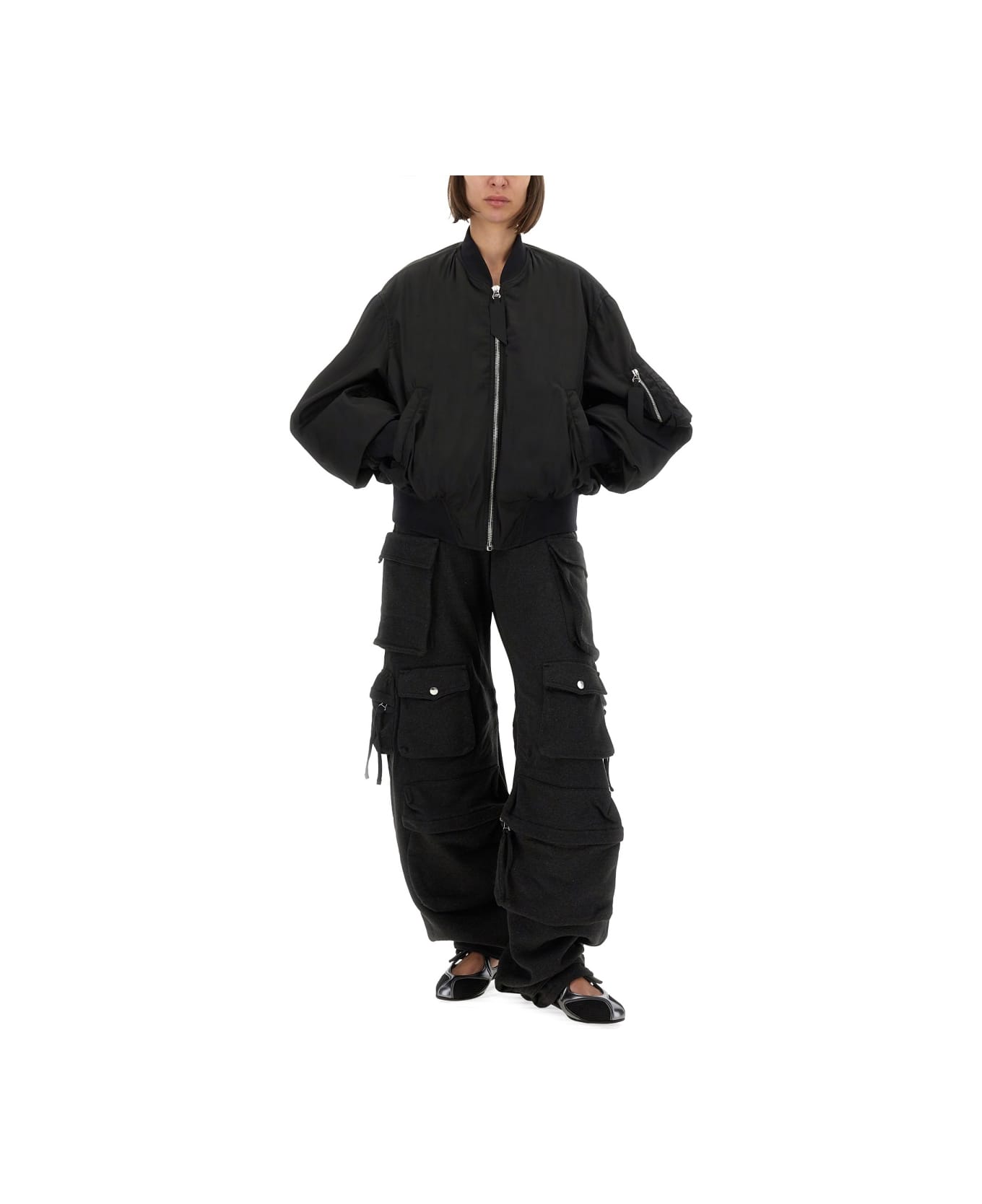 The Attico Bomber 
anja
 - Black