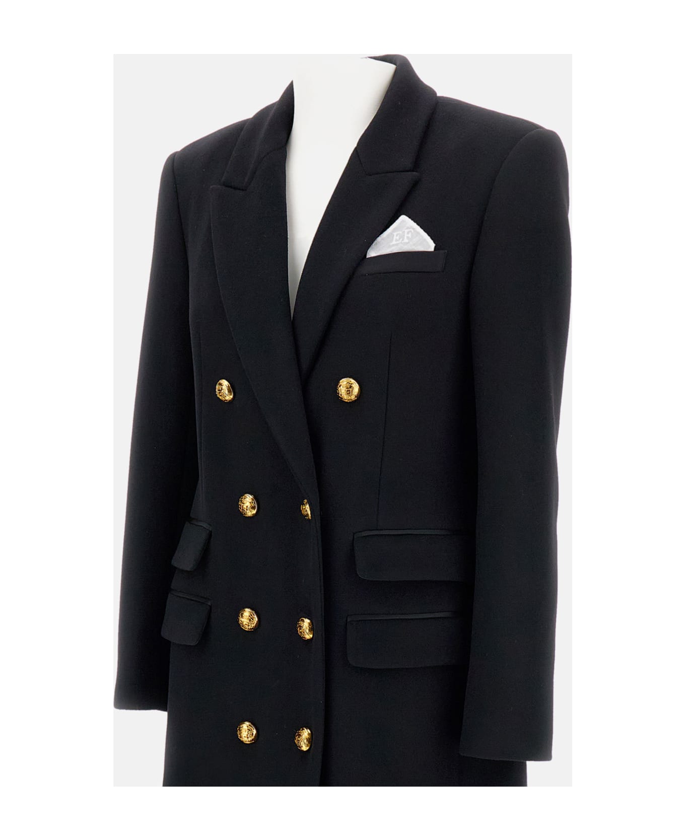 Elisabetta Franchi Coat - Black