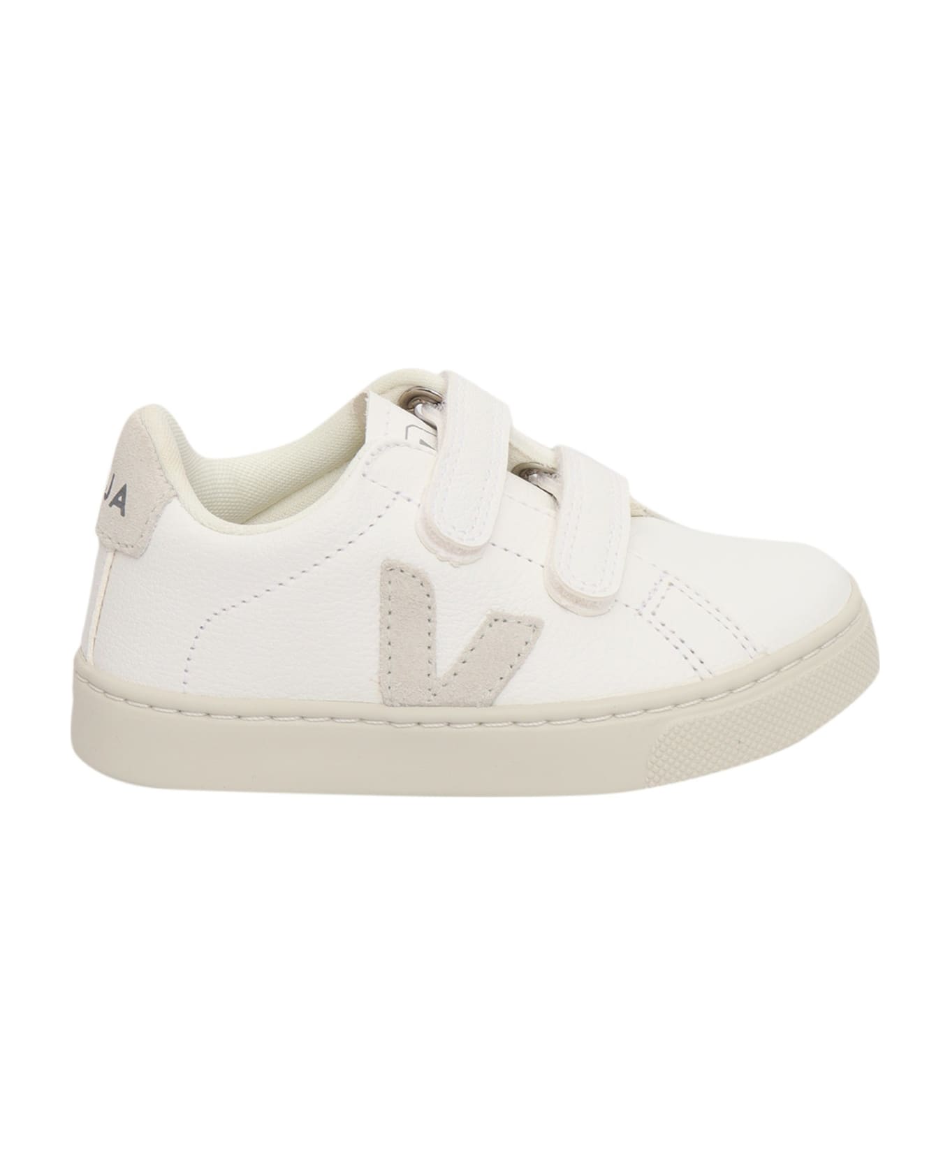 Veja Small Esplar Chromefree Leather Extra-white_natural Sneakers - WHITE