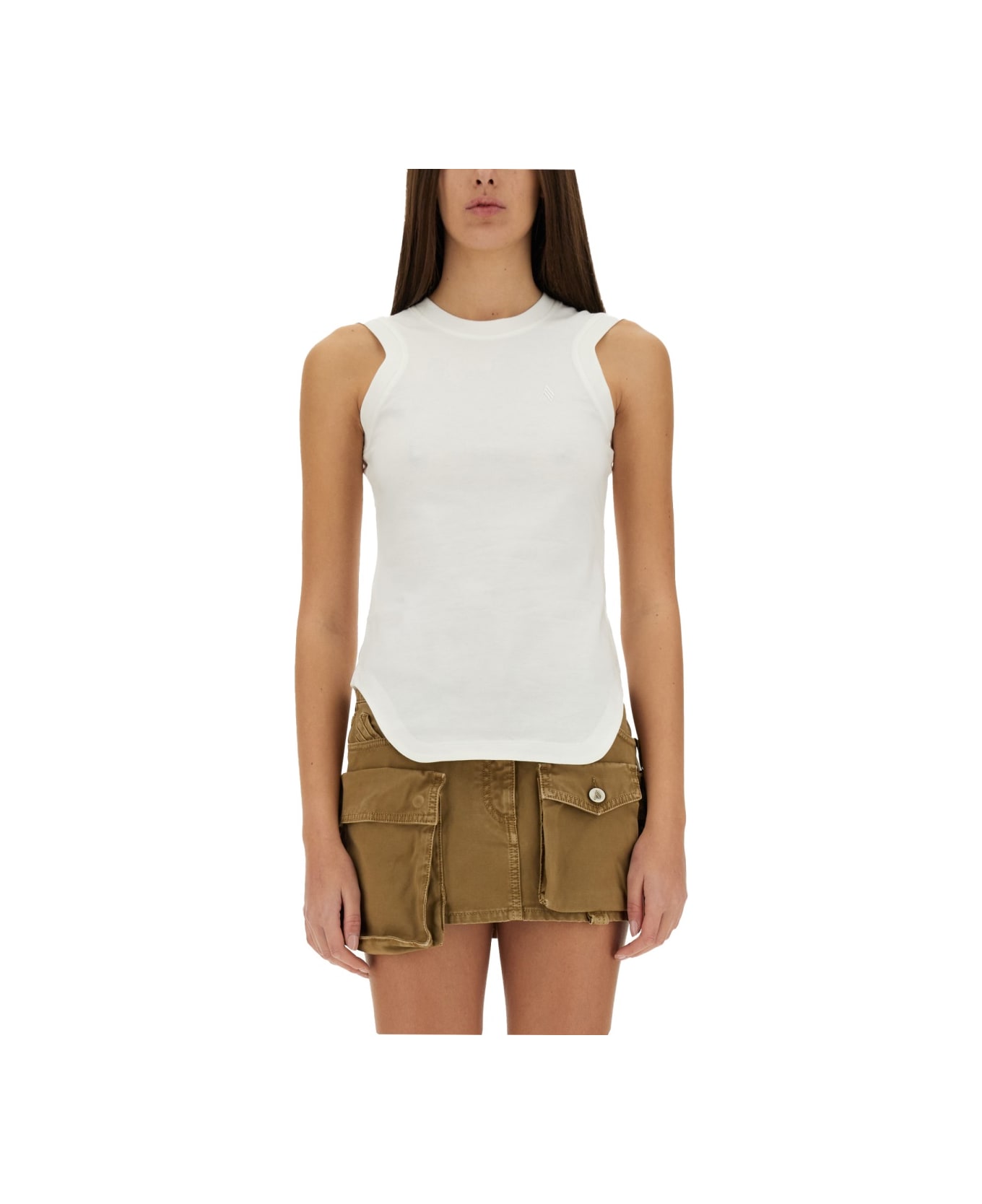 The Attico Tank Top "reese" - WHITE
