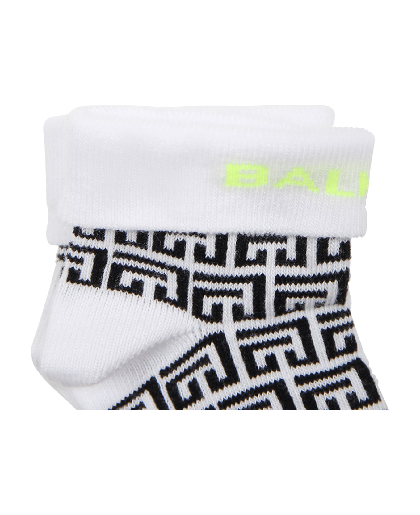 Balmain Multicolored Socks For Baby Girl With Logo - Multicolor シューズ
