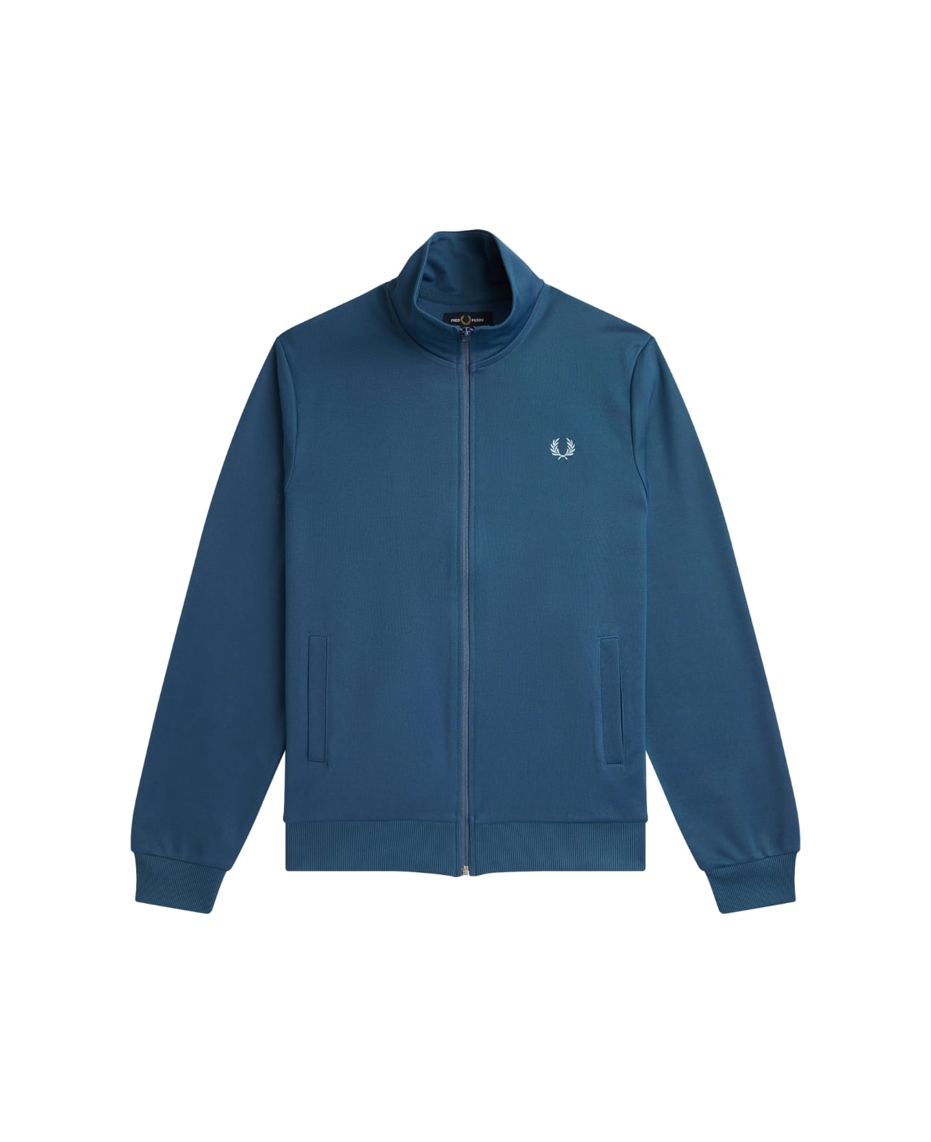 Fred Perry Fp Track Jacket - Mdnghtbl Lghice