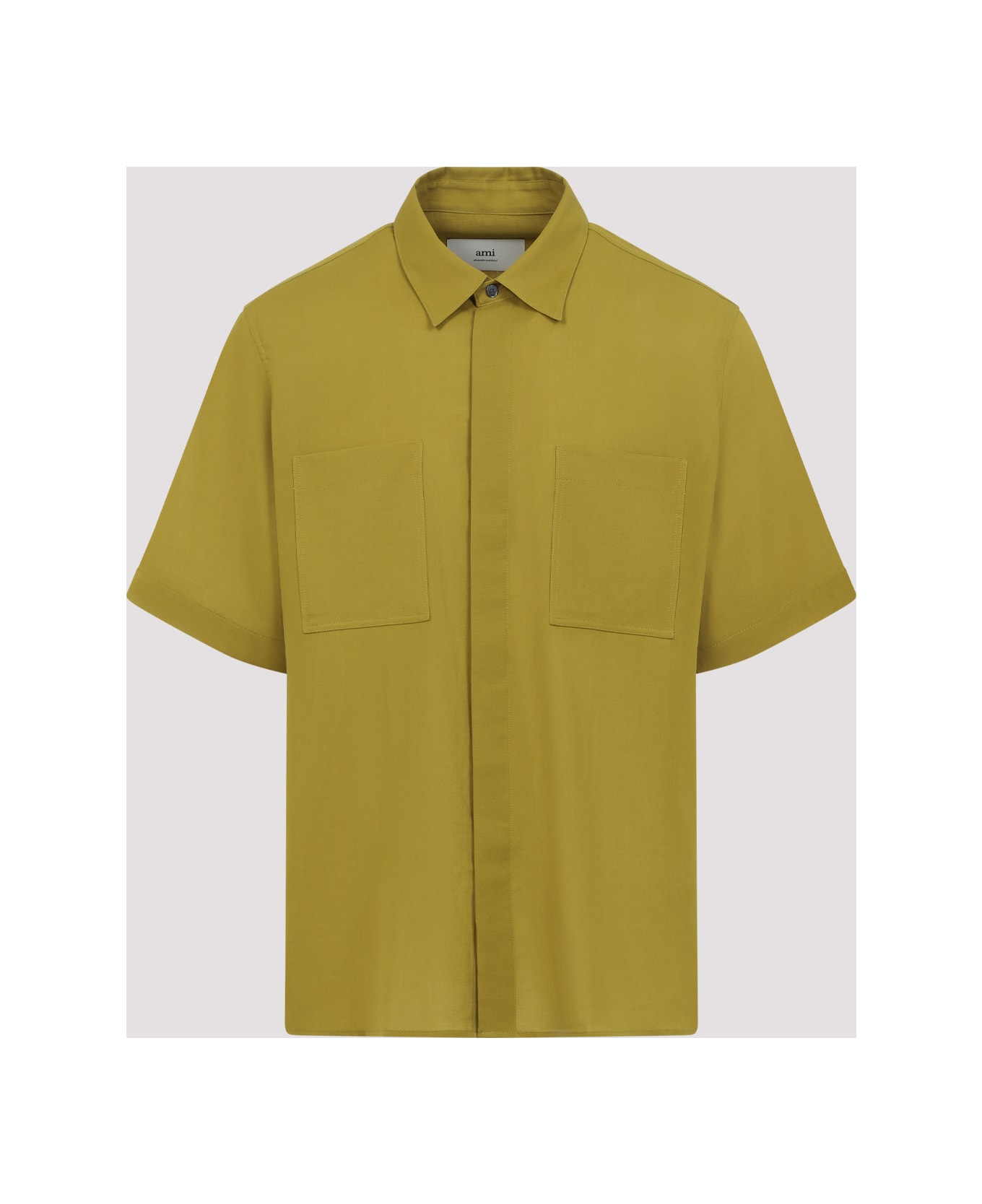 Ami Alexandre Mattiussi Classic Shortsleeve Classic Shirt - Lichen