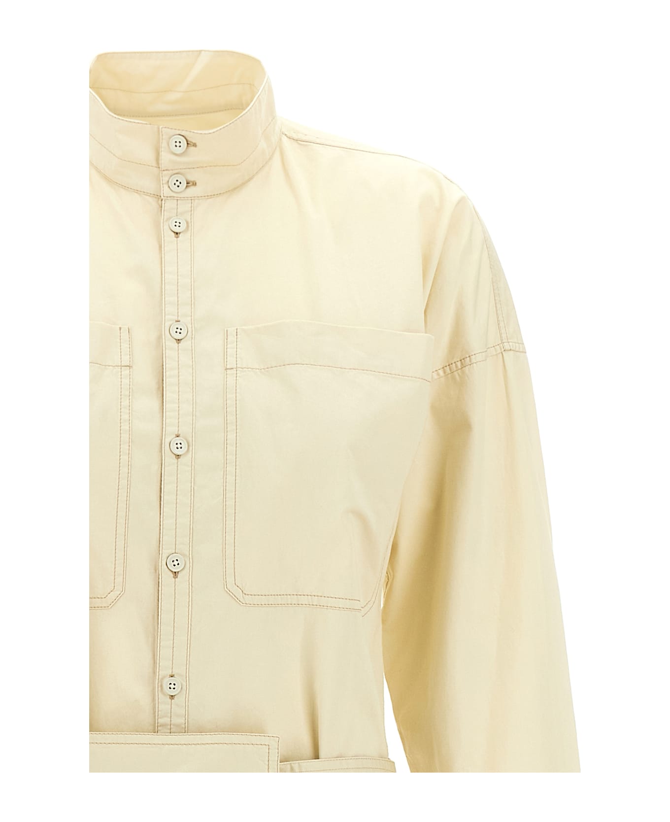 Lemaire Cotton Dress - White