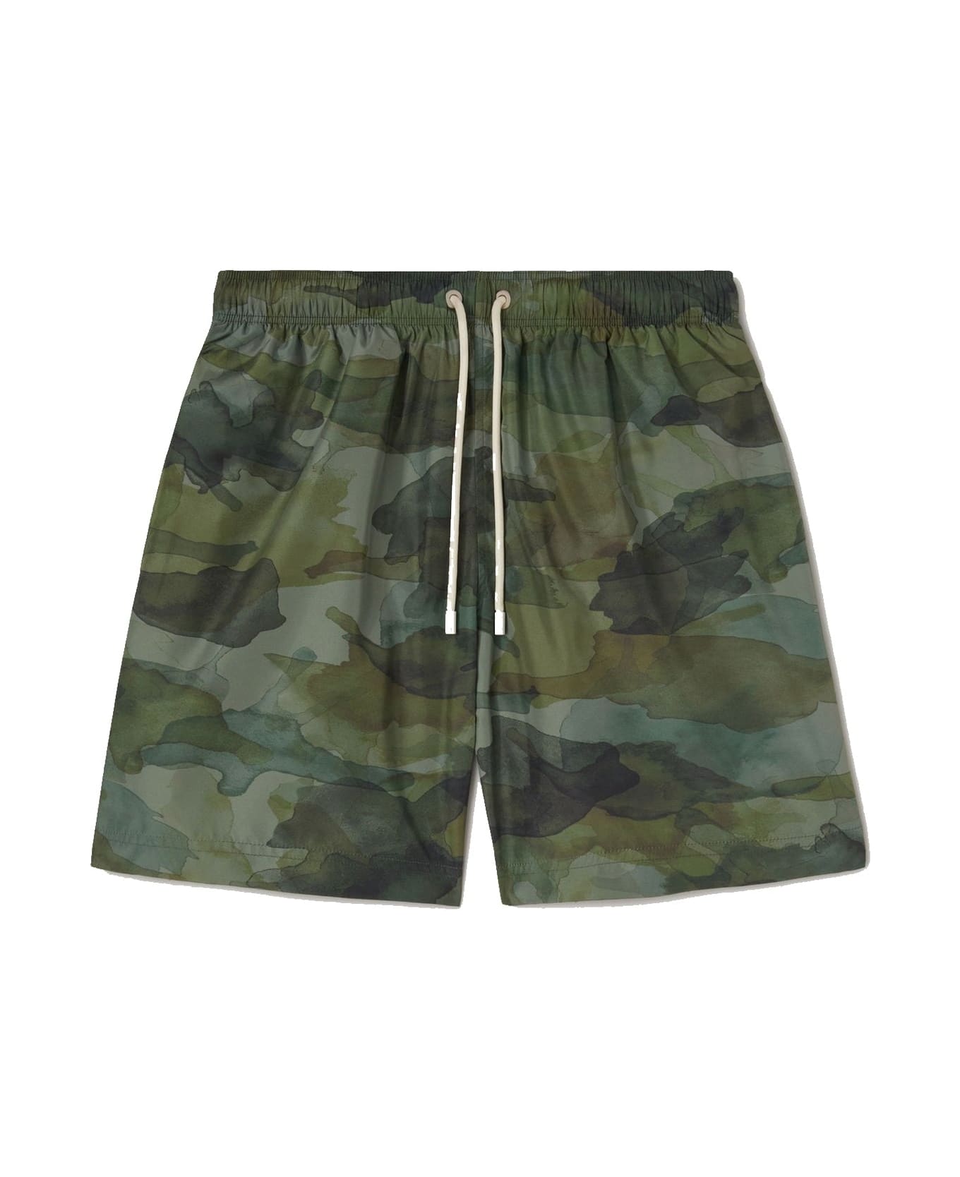 Palm Angels Camouflage Swim Shorts - Green
