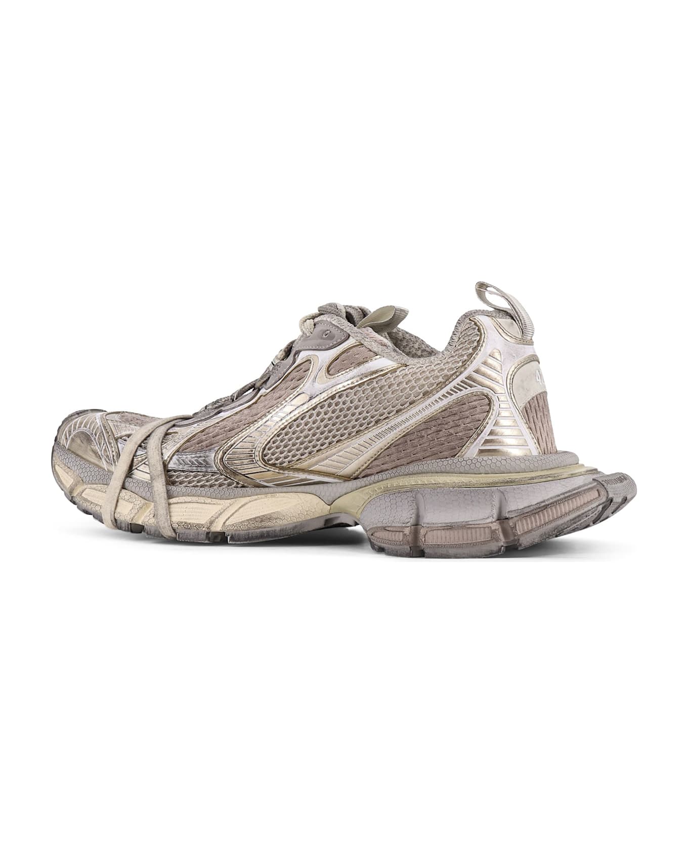 Balenciaga 3xl Low-top Mesh Sneakers - Eggshell