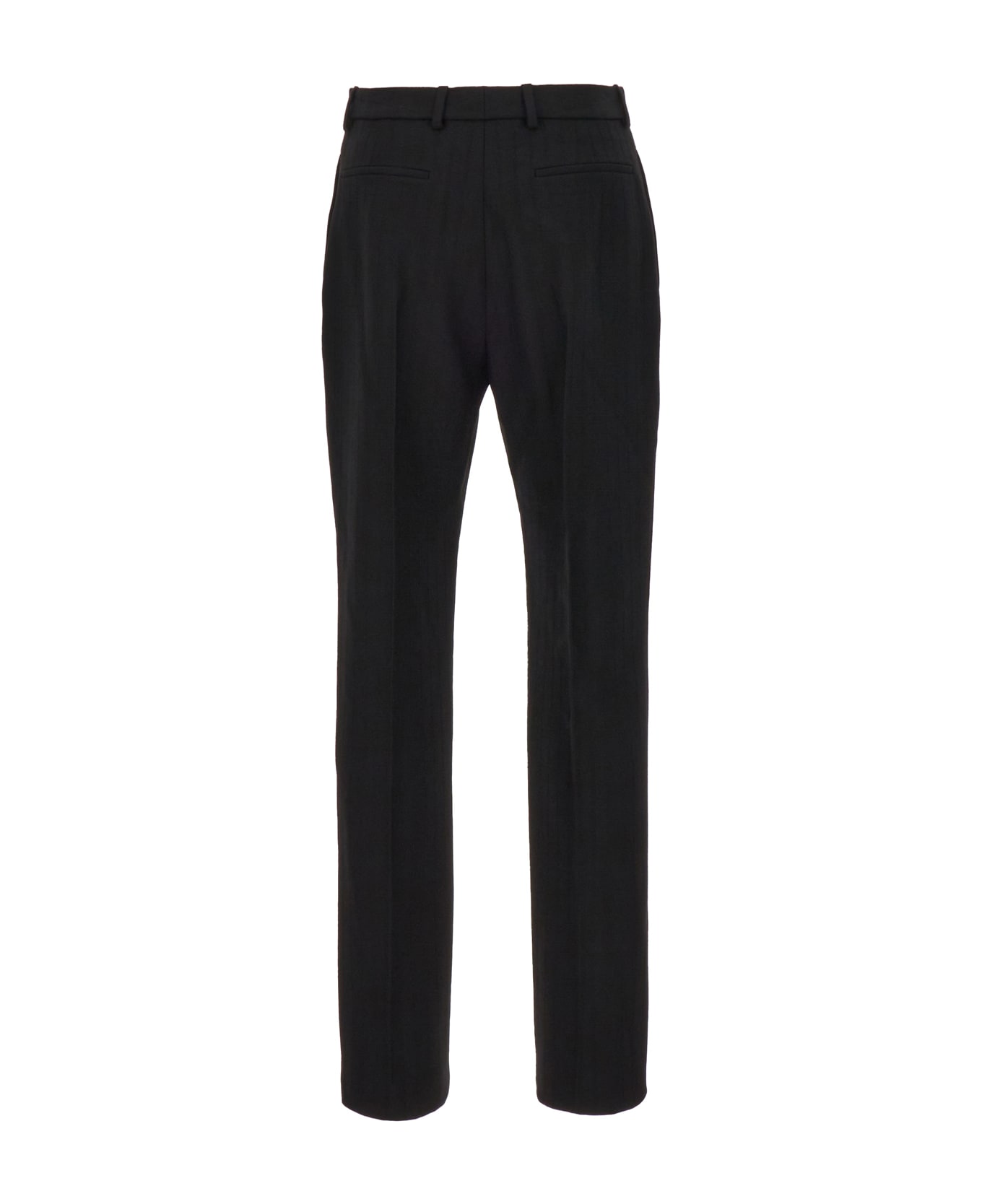 Saint Laurent Wool Gabardine Trousers - 1000