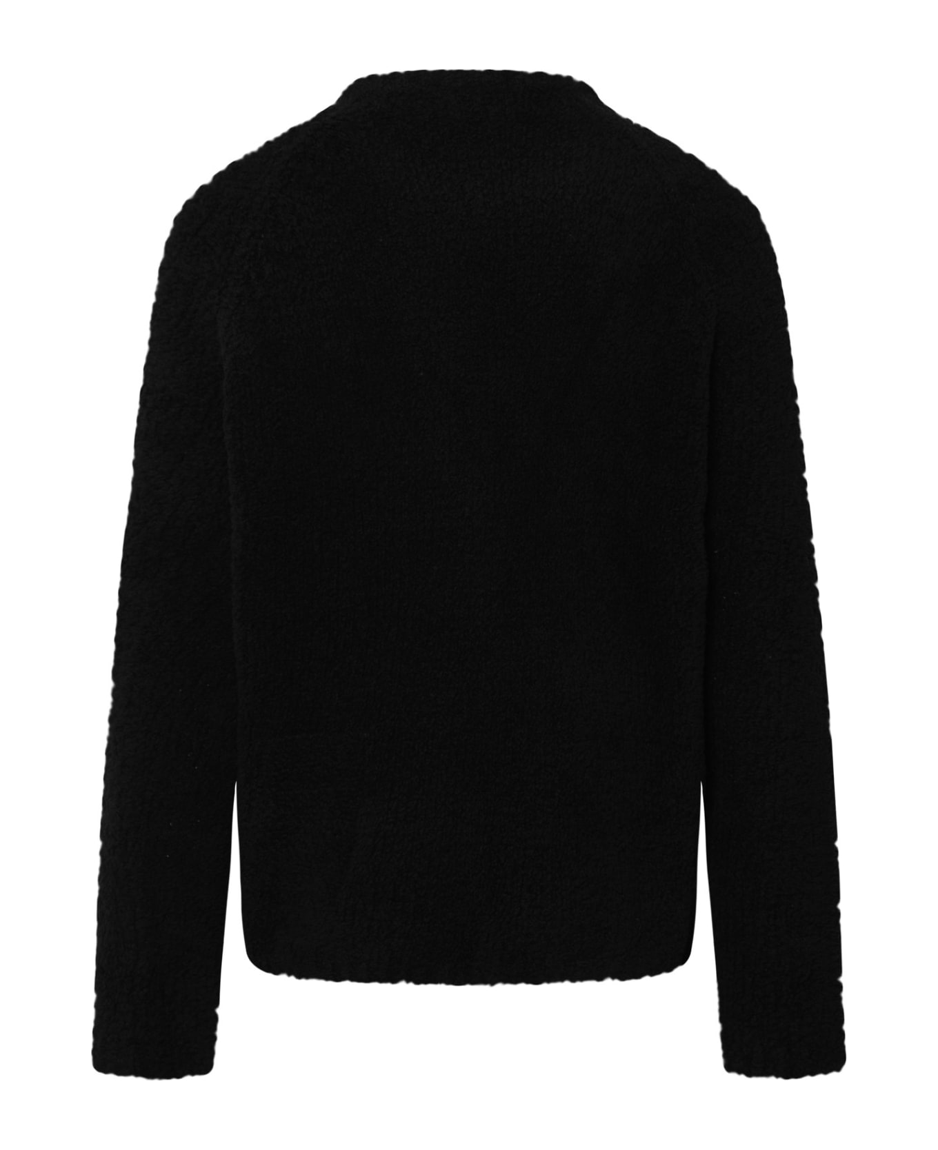 Ten C Black Wool Blend Sweater - Black