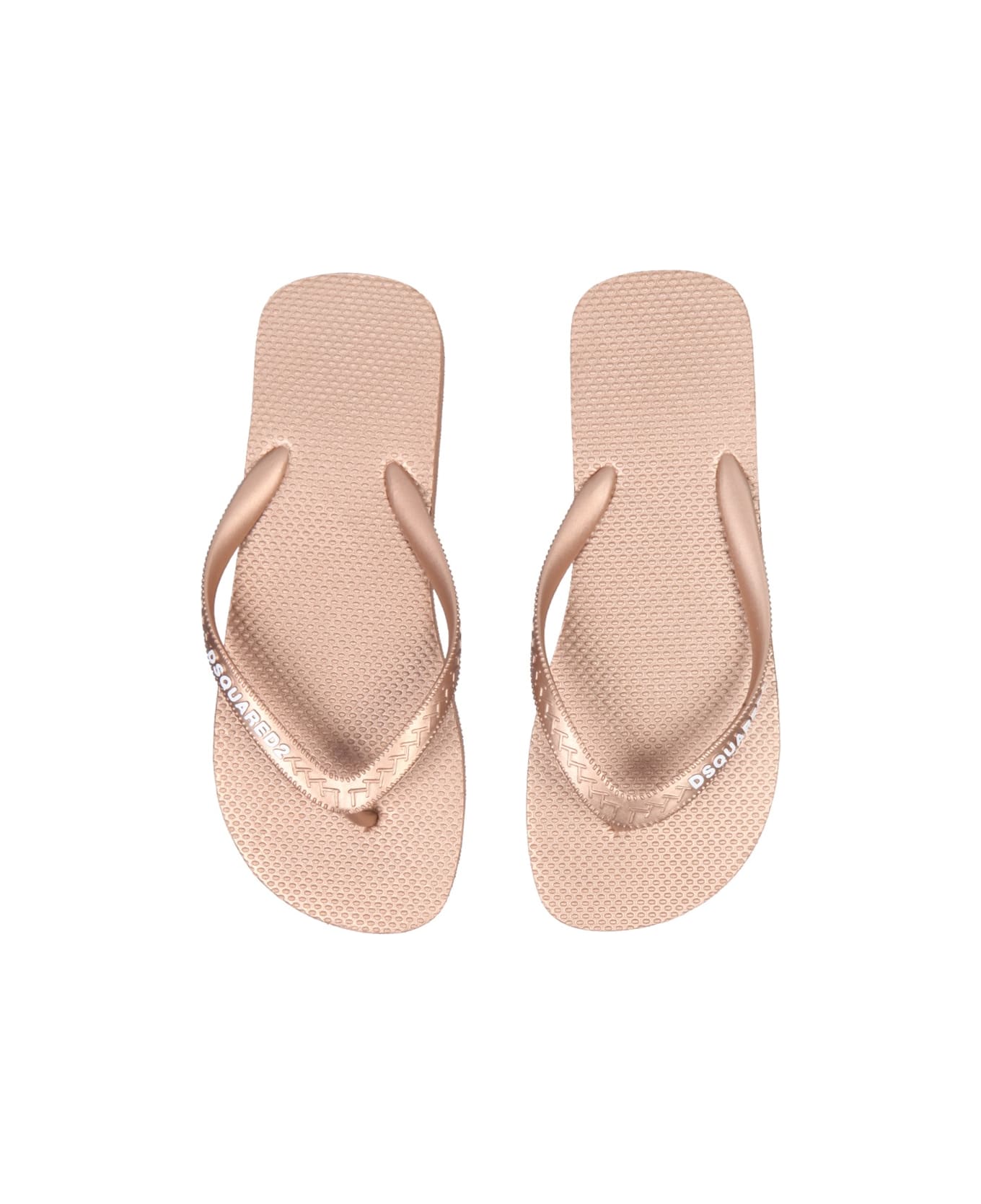 Dsquared2 Rubber Thong Sandals - PINK