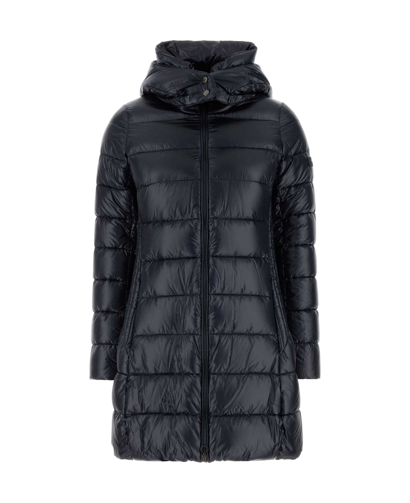 TATRAS Dark Blue Nylon Down Jacket - NAVY
