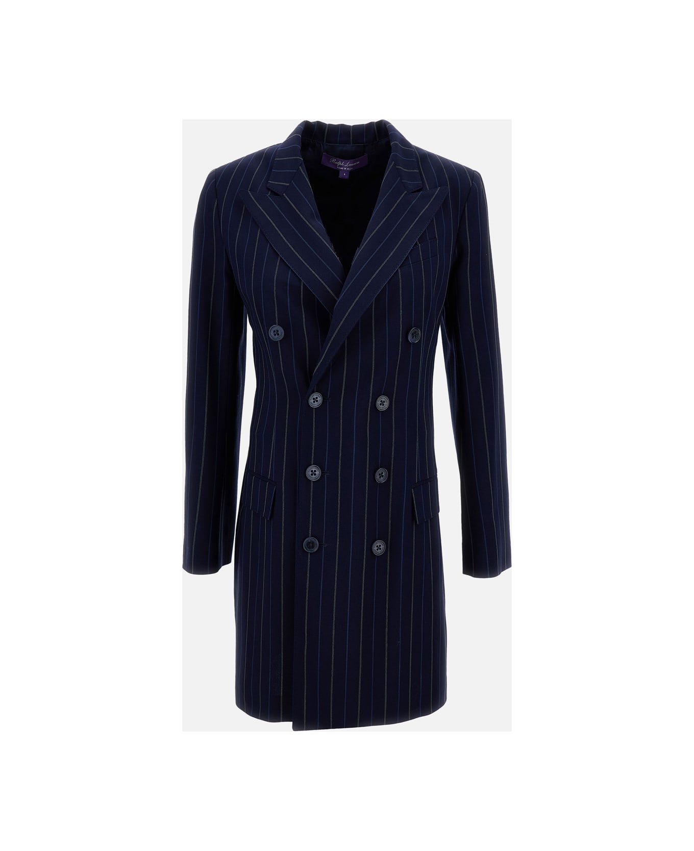 Ralph Lauren Camden-long Sleeve Day Dress - Blue