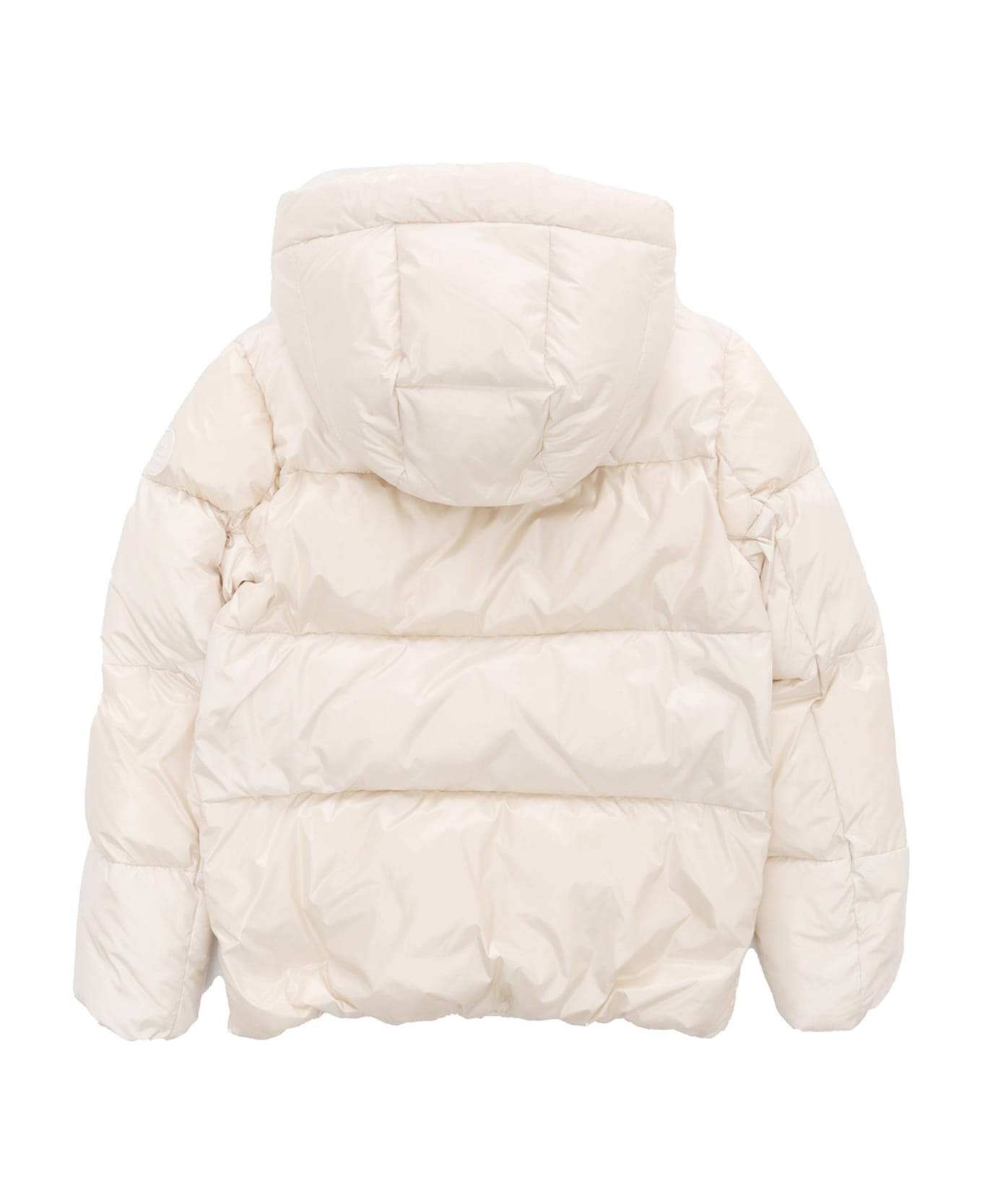 Woolrich Glossy Quilted Down Jacket - CREAM