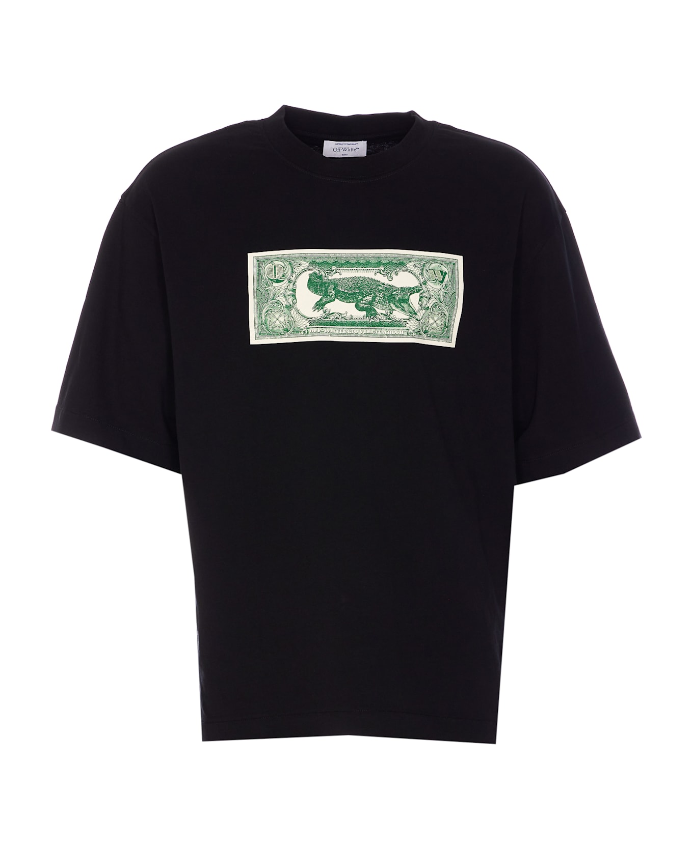 Off-White Banknotes Arrow Skate T-shirt - Black