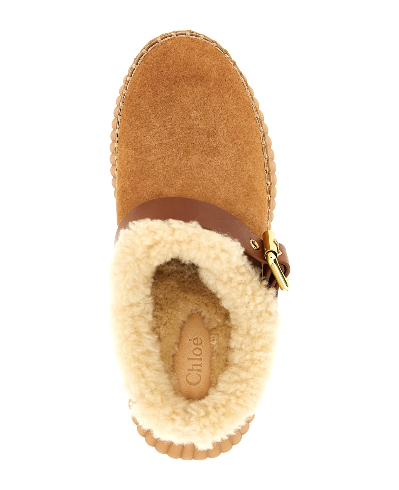Chloé 'nama' Sabots - Brown