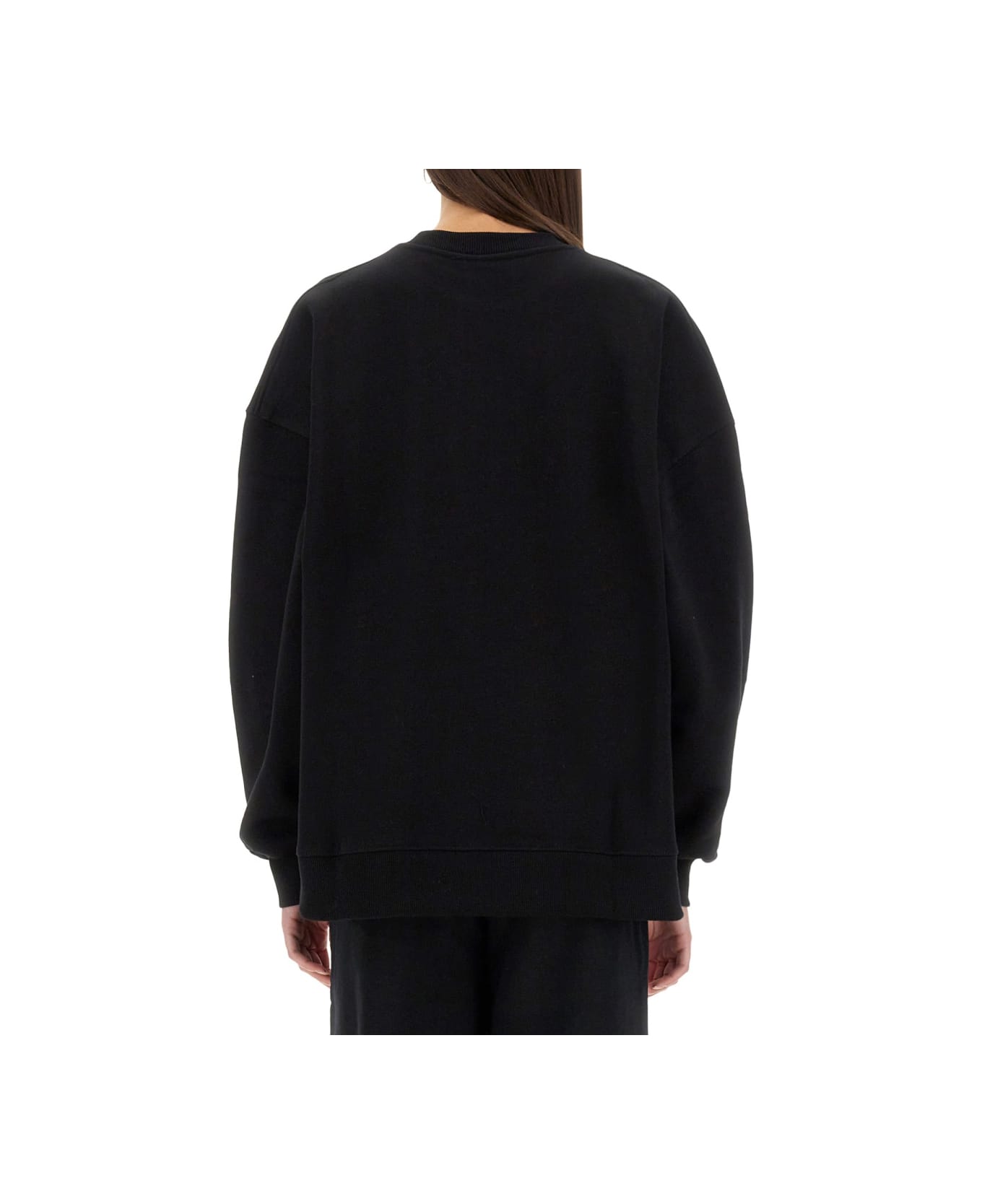 Rotate by Birger Christensen Heavy Cotton Sweatshirt - BLACK
