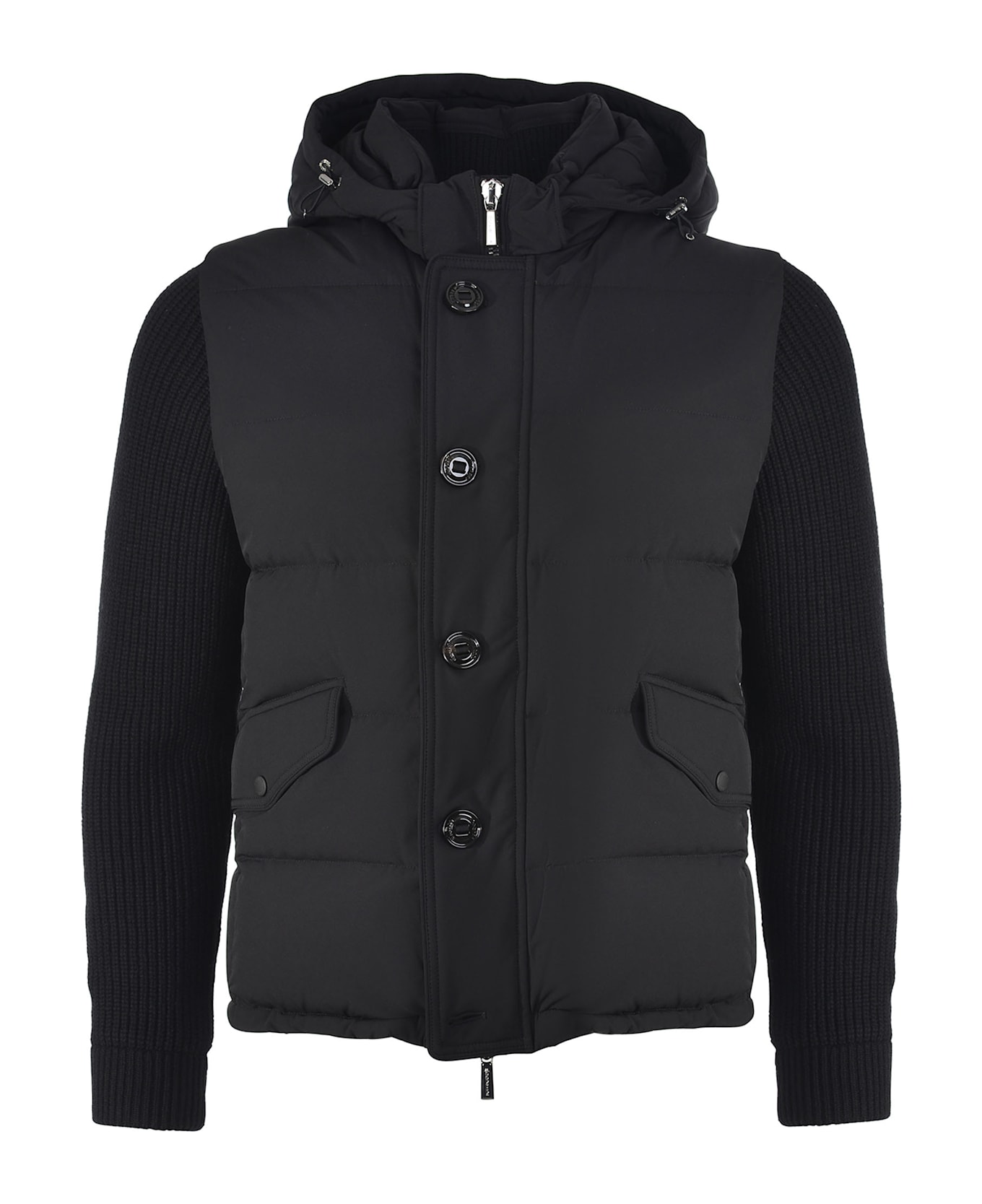 Moorer Jacket In Nylon. - Black