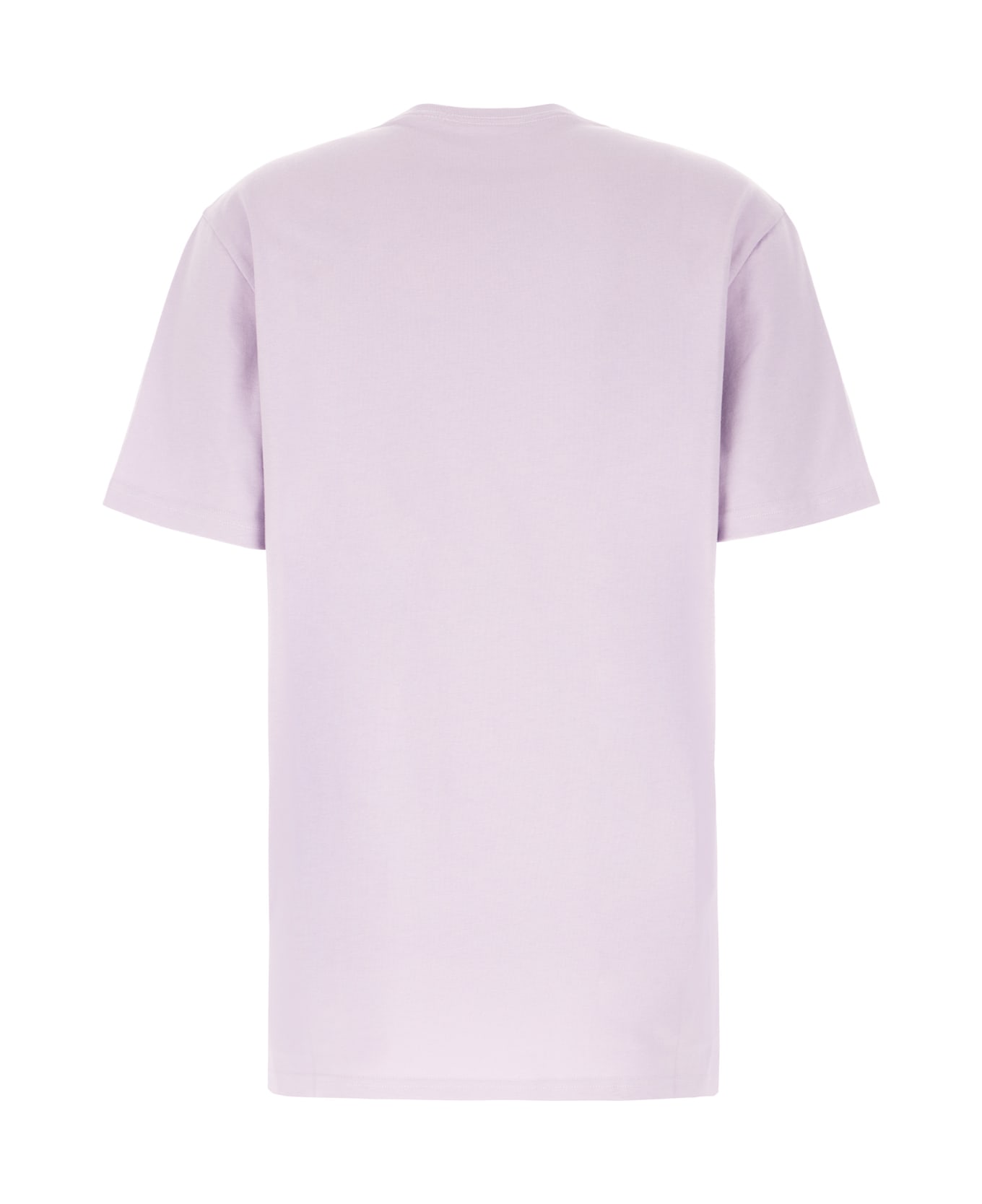 Versace Lillac Cotton T-shirt - MAUVEWHITE