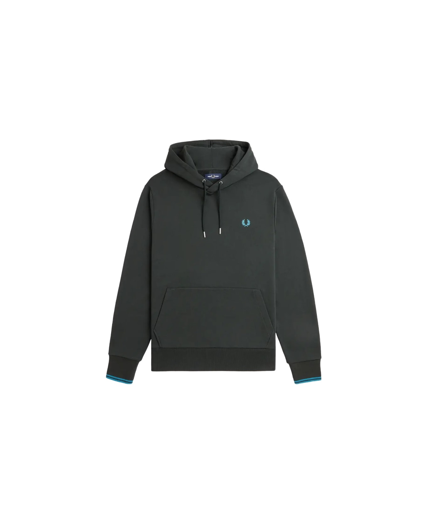 Fred Perry Sweatshirt With Logo - GREEN