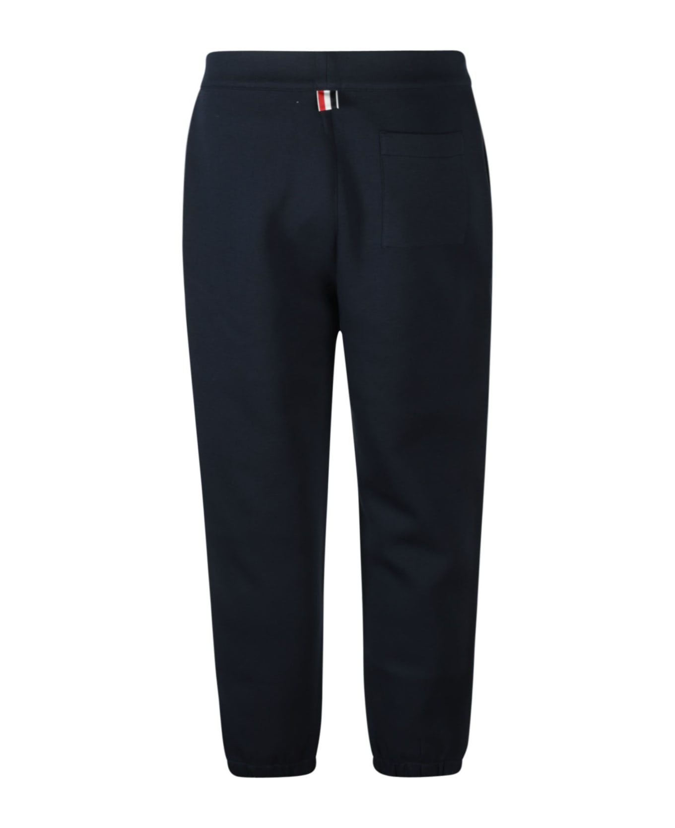 Thom Browne Logo Patched Straight Leg Track Pants - Blue