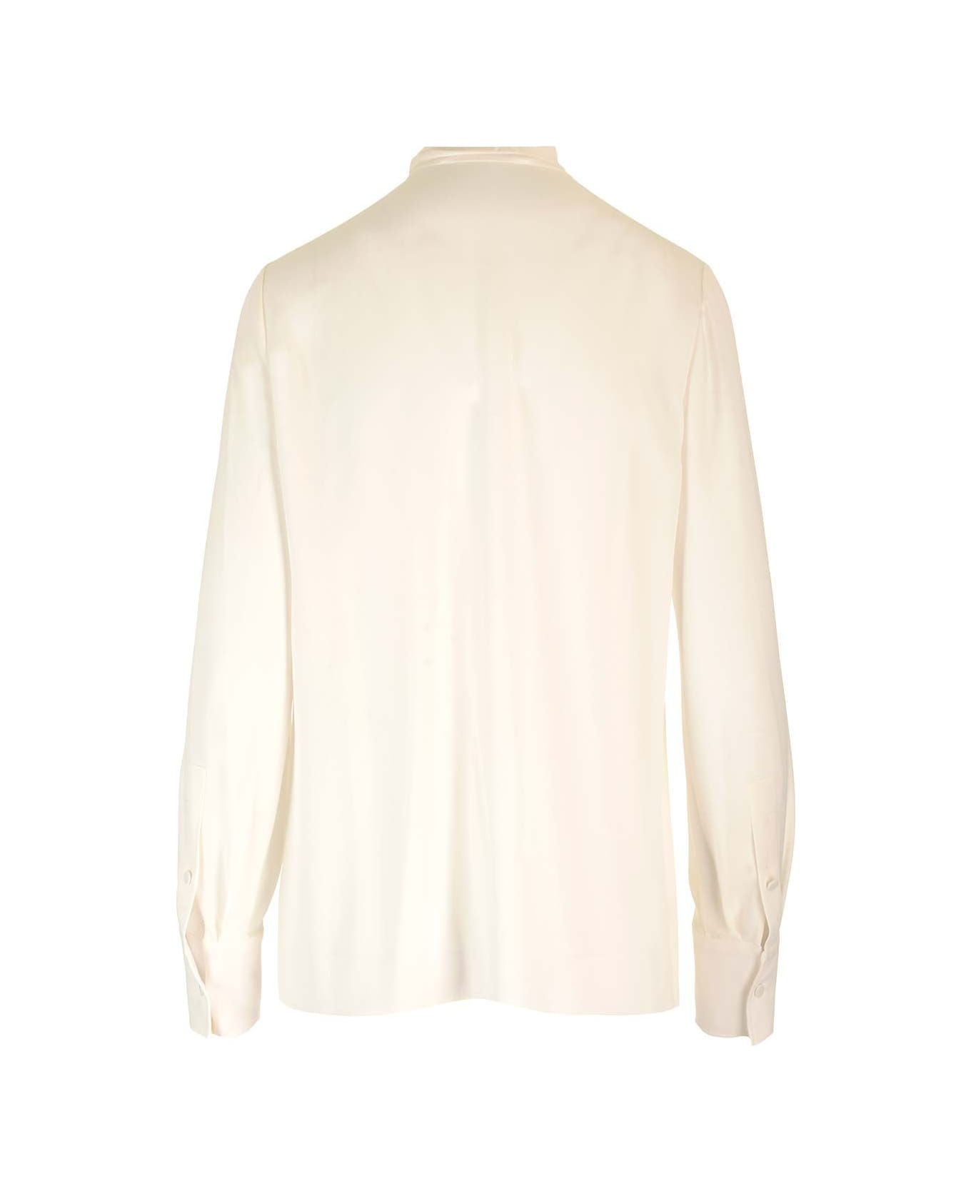 Valentino Garavani Silk Georgette Blouse - White