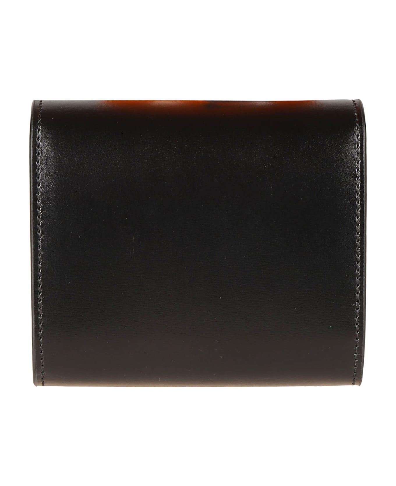 Ferragamo Snap Button Wallet - Black