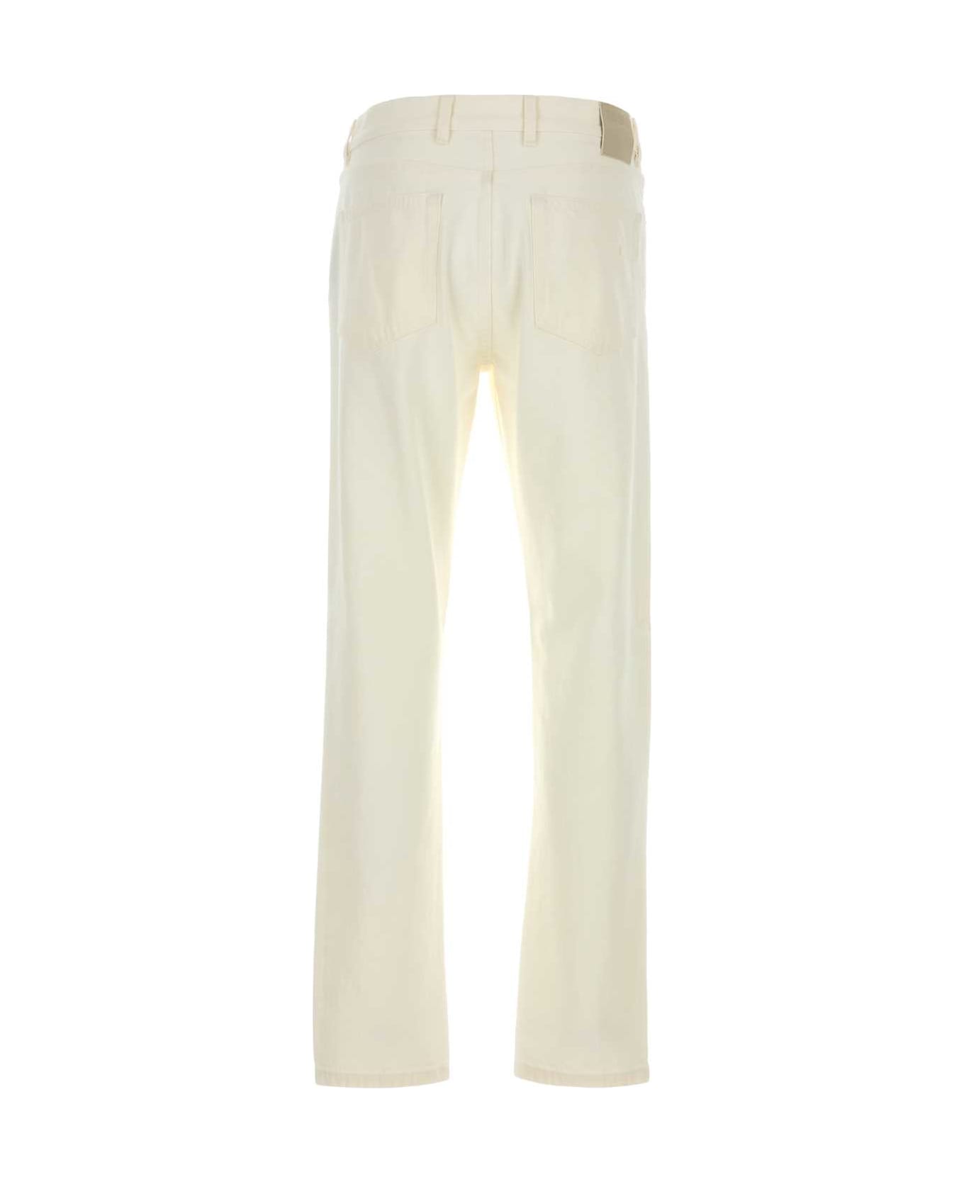 Zegna White Denim Jeans - N00