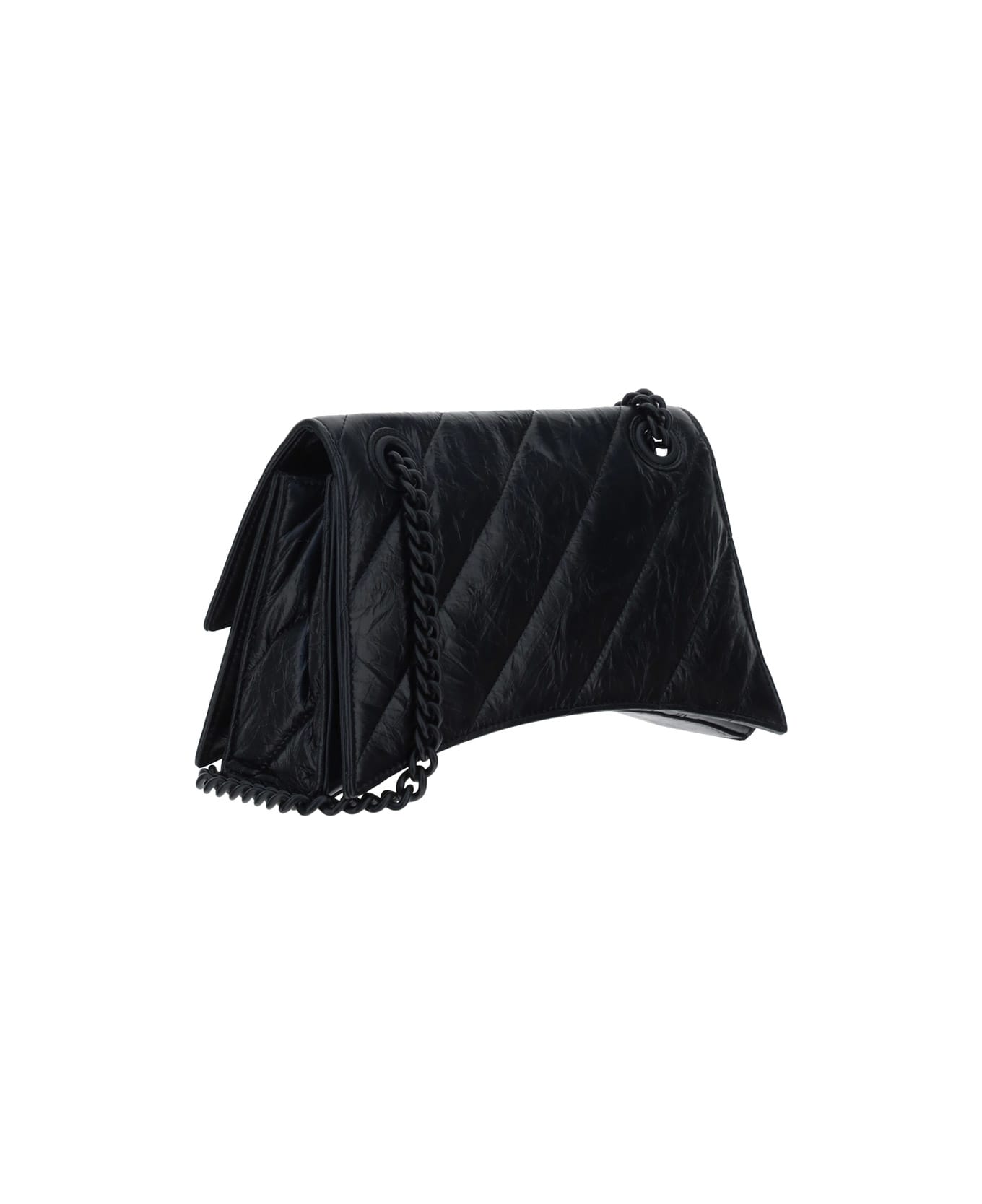 Balenciaga Crush Chain Bag - Black