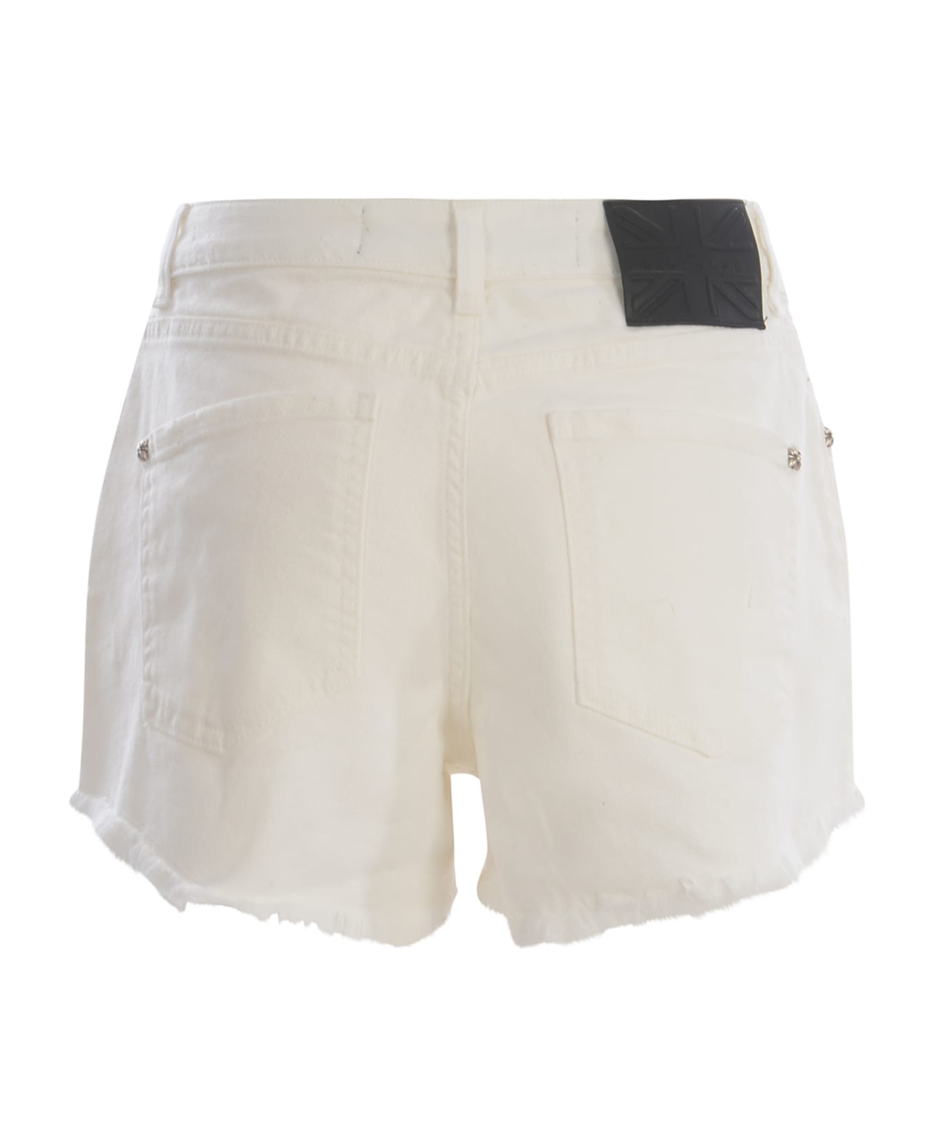 Richmond Shorts Richmond "fukuja" Made Of Denim - Bianco