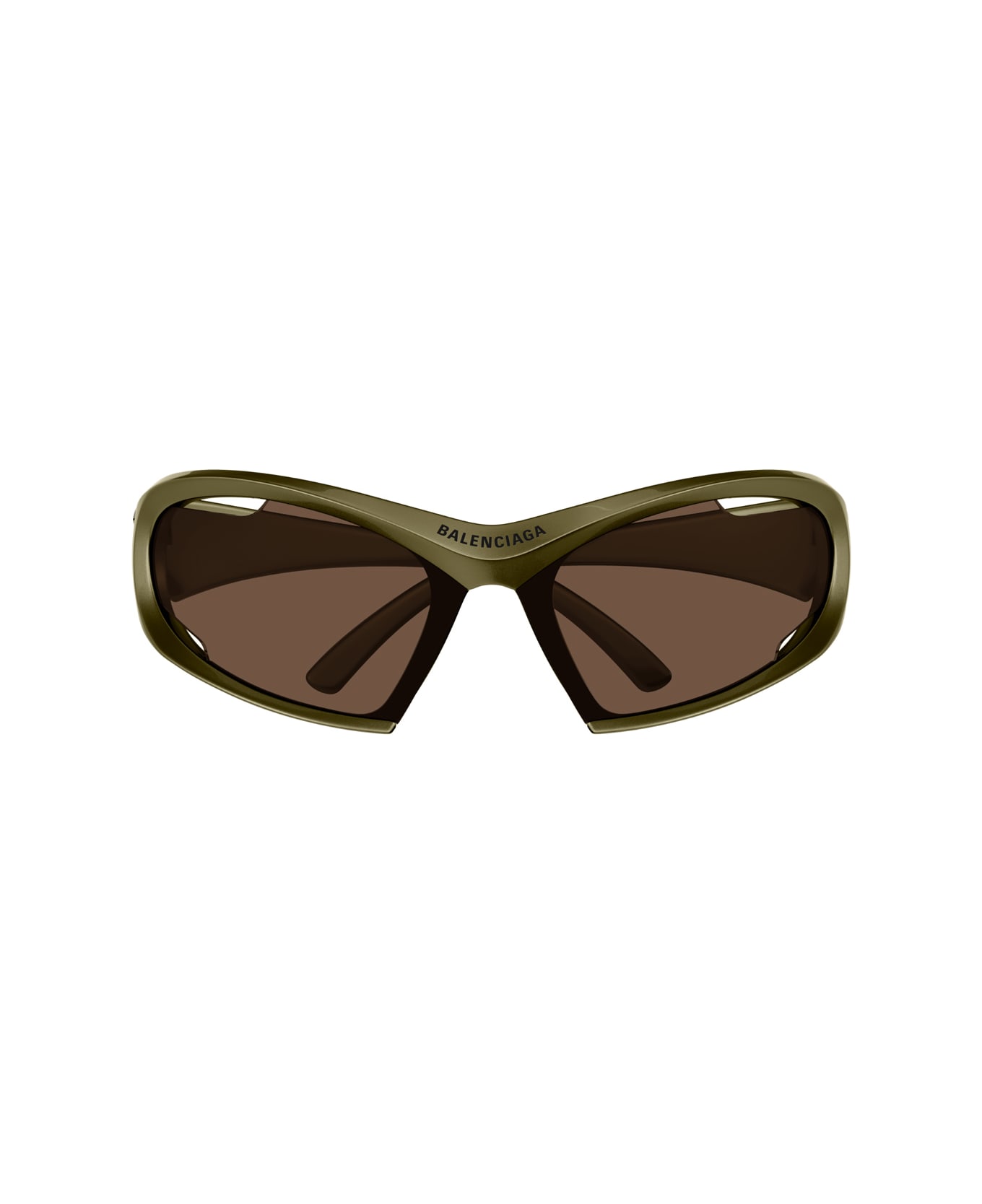 Balenciaga Eyewear Bb0318s Dynamo-linea Extreme 004 Sunglasses - Verde