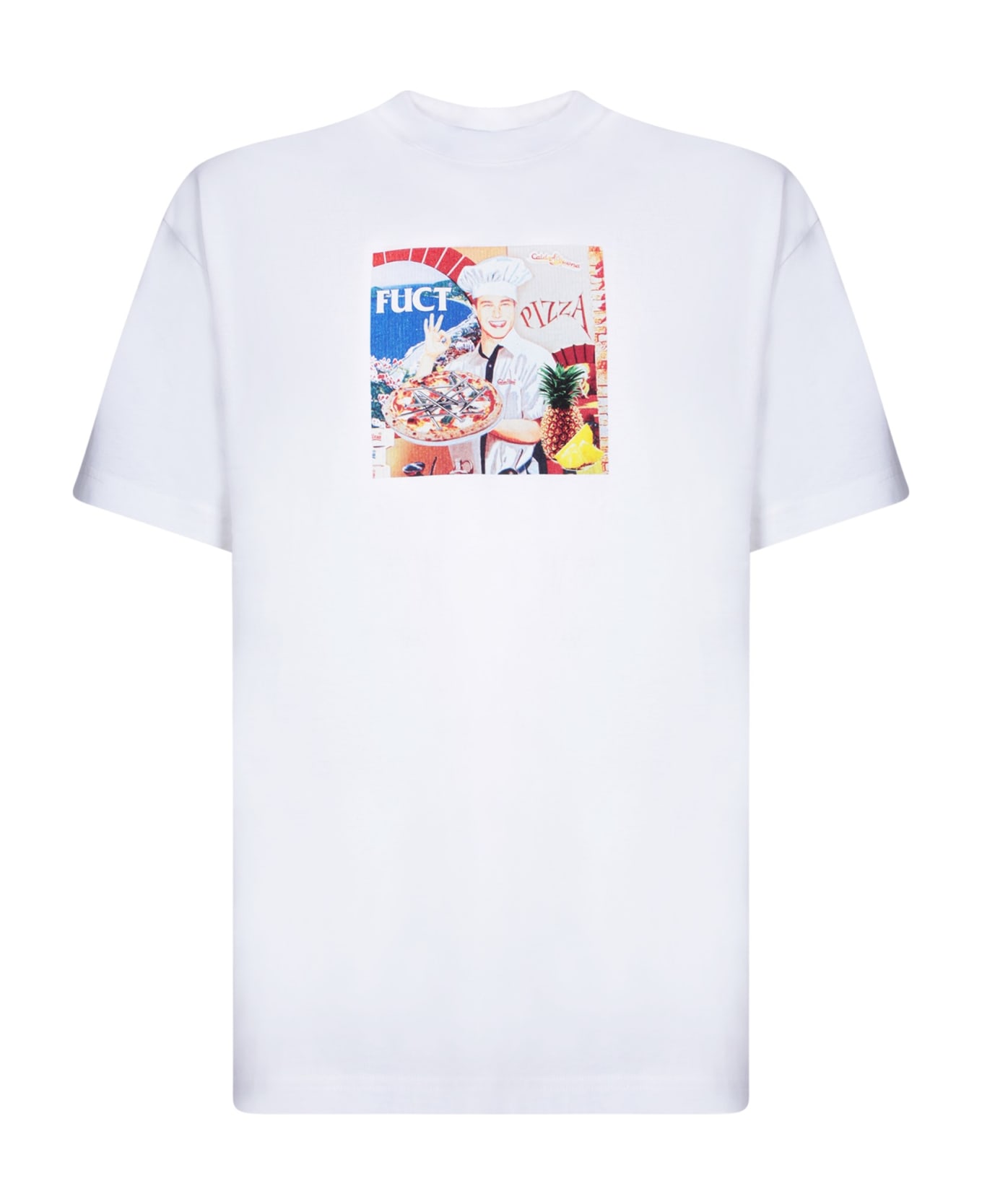 Fuct Pizza White T-shirt - White