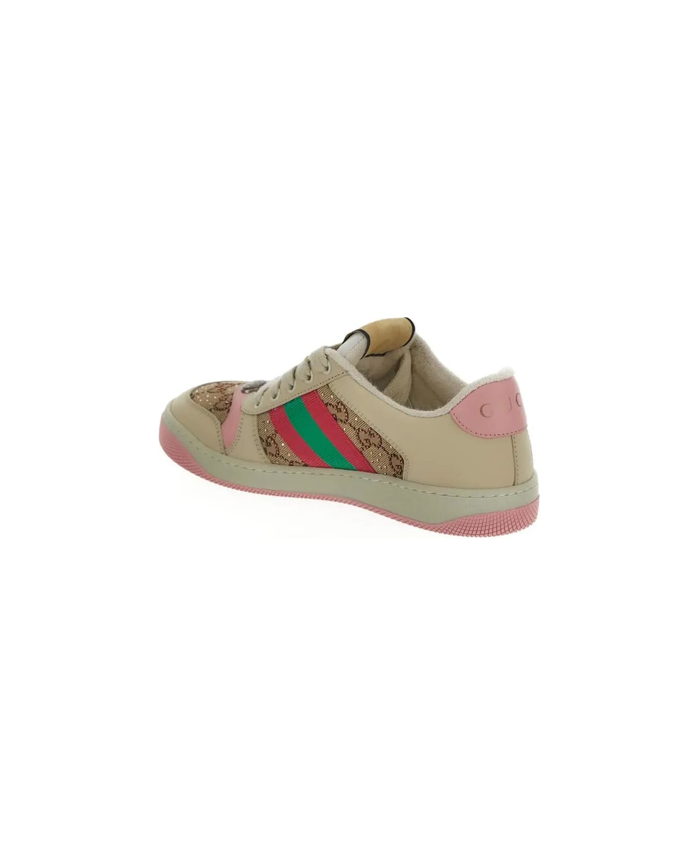 Gucci Gg Canvas Sneakers - Pink