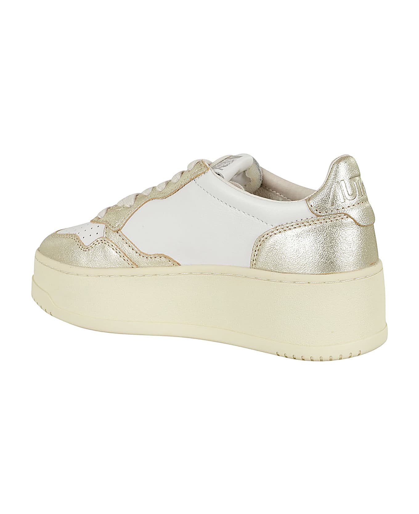 Autry Platform Low Wom - Wht Platinum