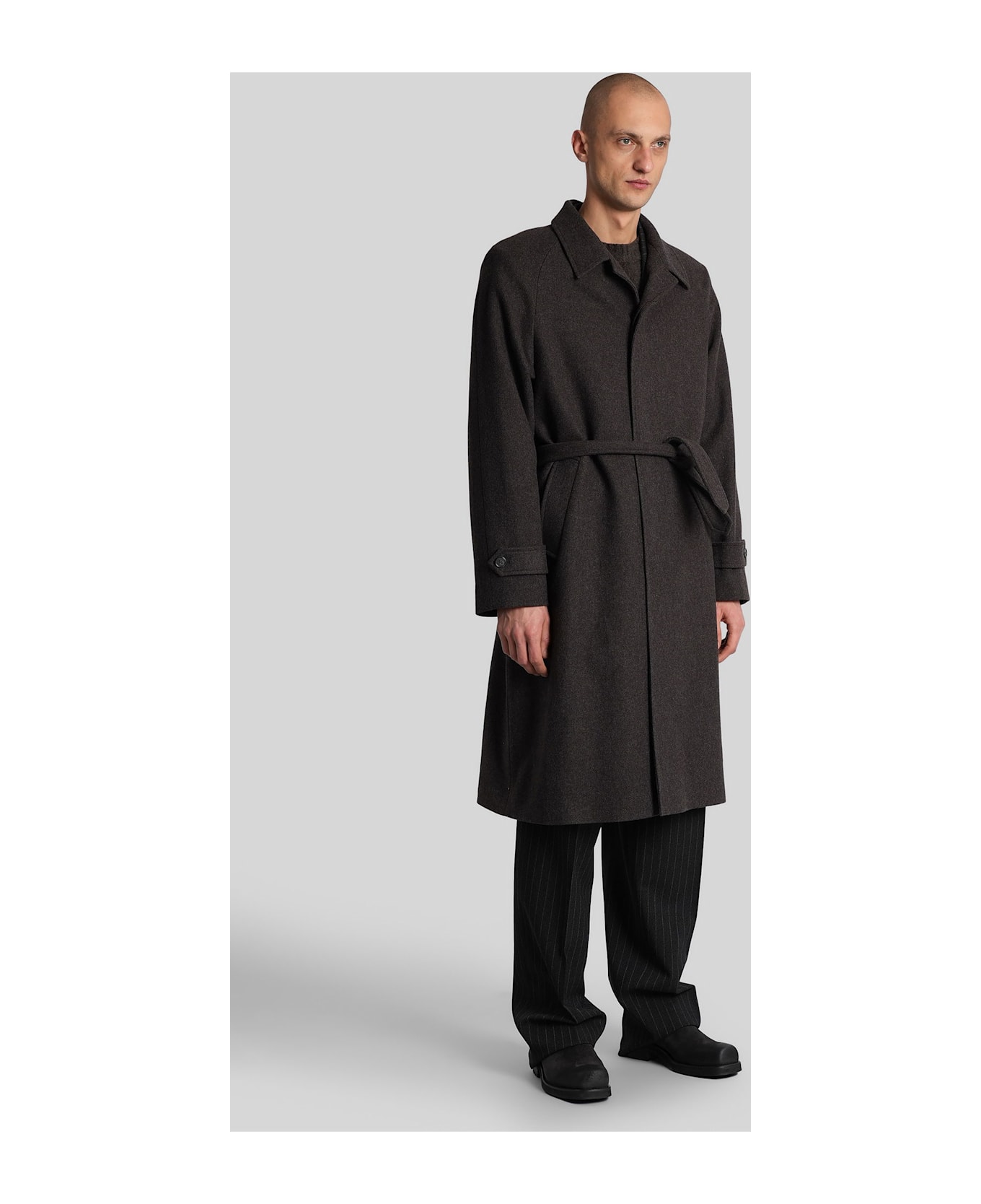 Paura Arthur In Brown Wool - brown