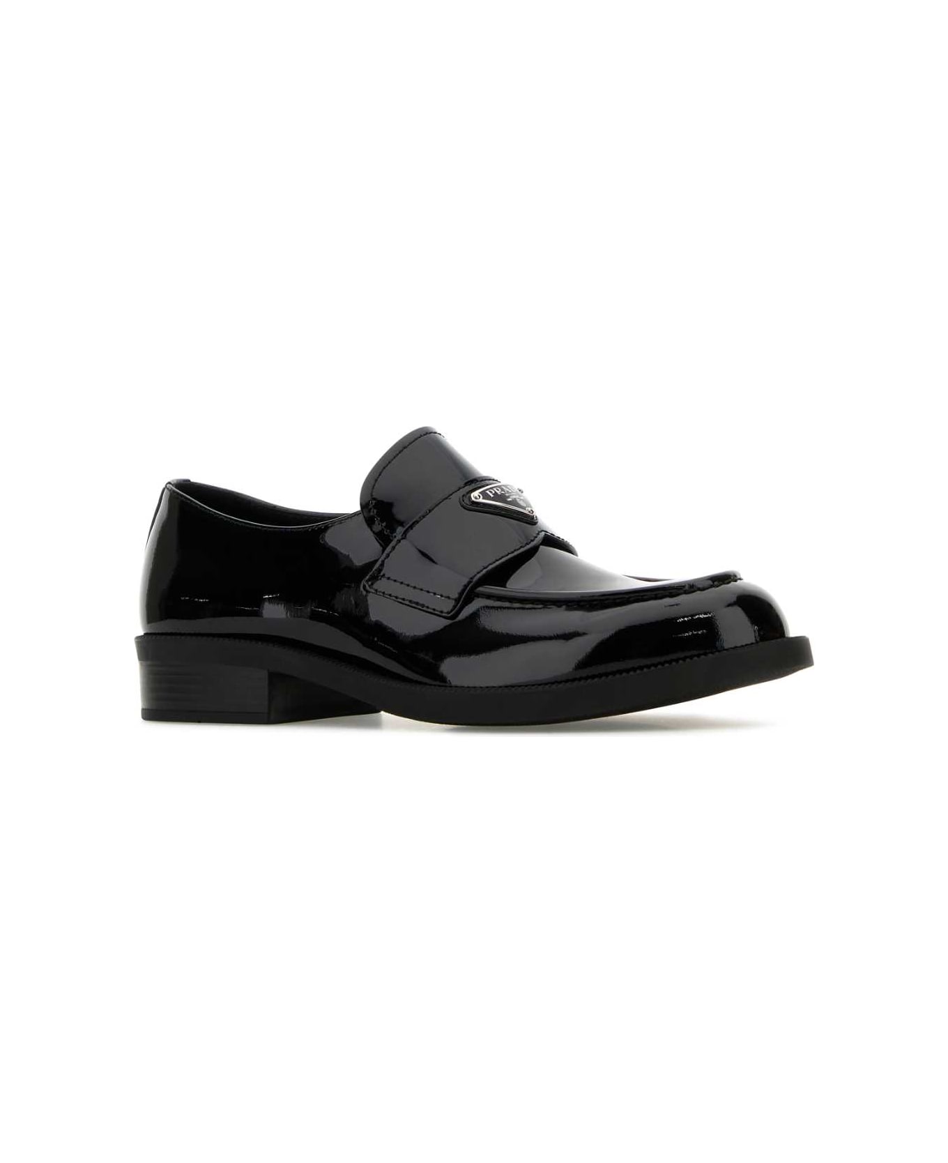 Prada Black Leather Loafers - NERO